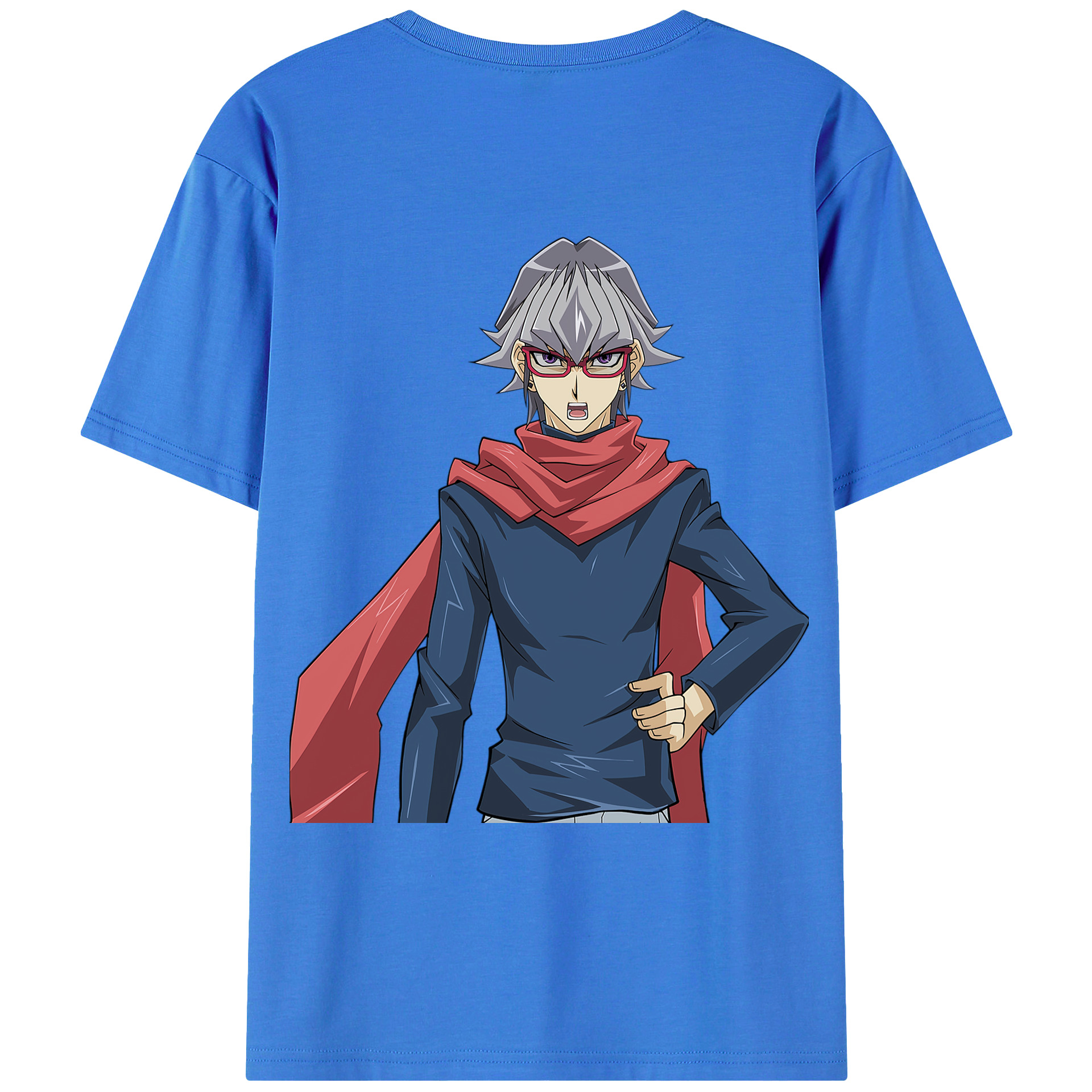（画像用） 遊☆戯☆王 Yu-Gi-Oh! 綿100％ メンズ半袖Tシャツ（バックプリント） 通気性