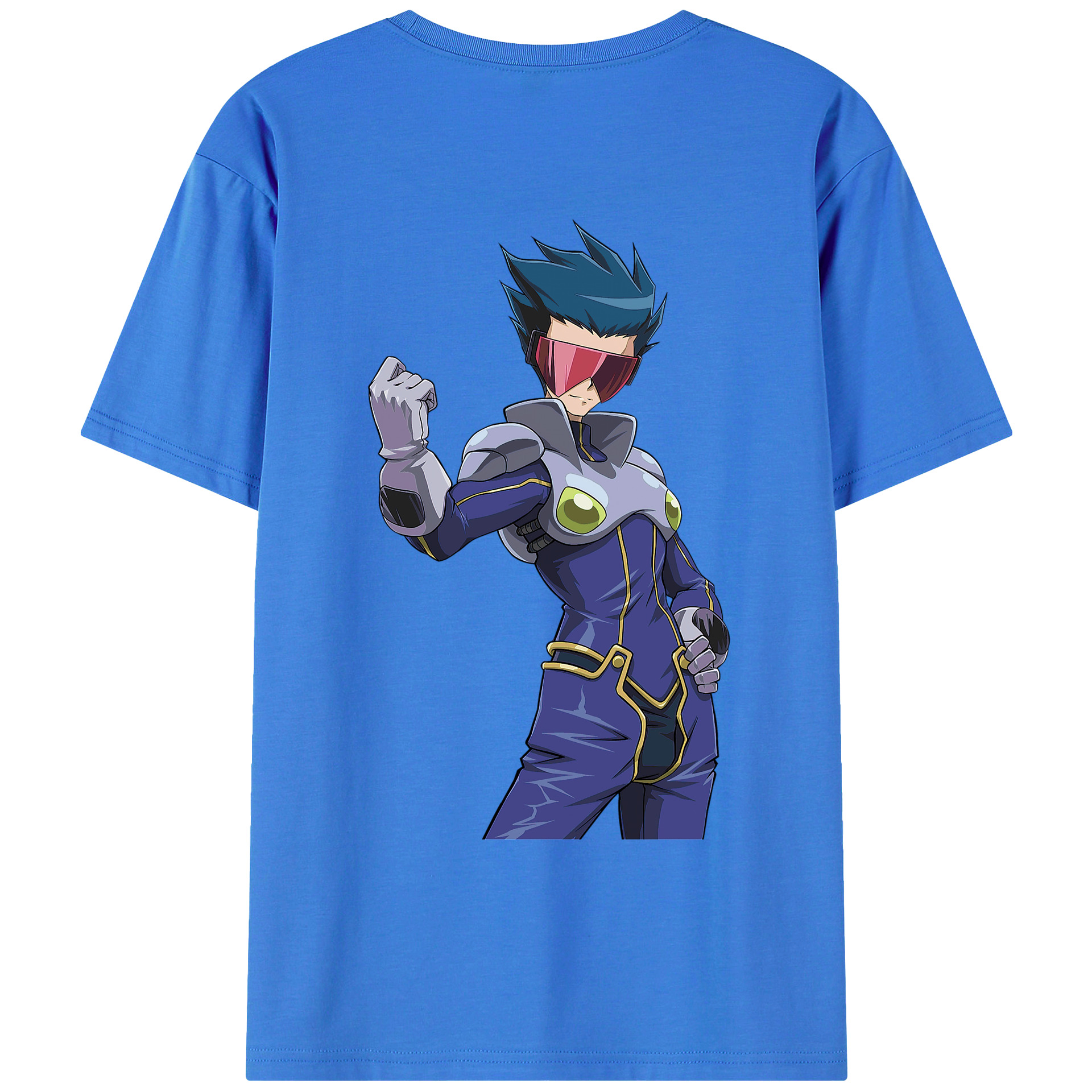 （画像用） 遊☆戯☆王 Yu-Gi-Oh! 綿100％ メンズ半袖Tシャツ（バックプリント） 通気性