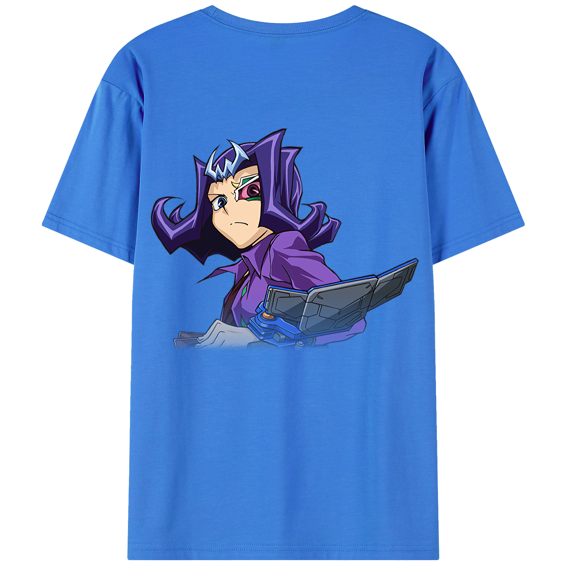 （画像用） 遊☆戯☆王 Yu-Gi-Oh! 綿100％ メンズ半袖Tシャツ（バックプリント） 通気性