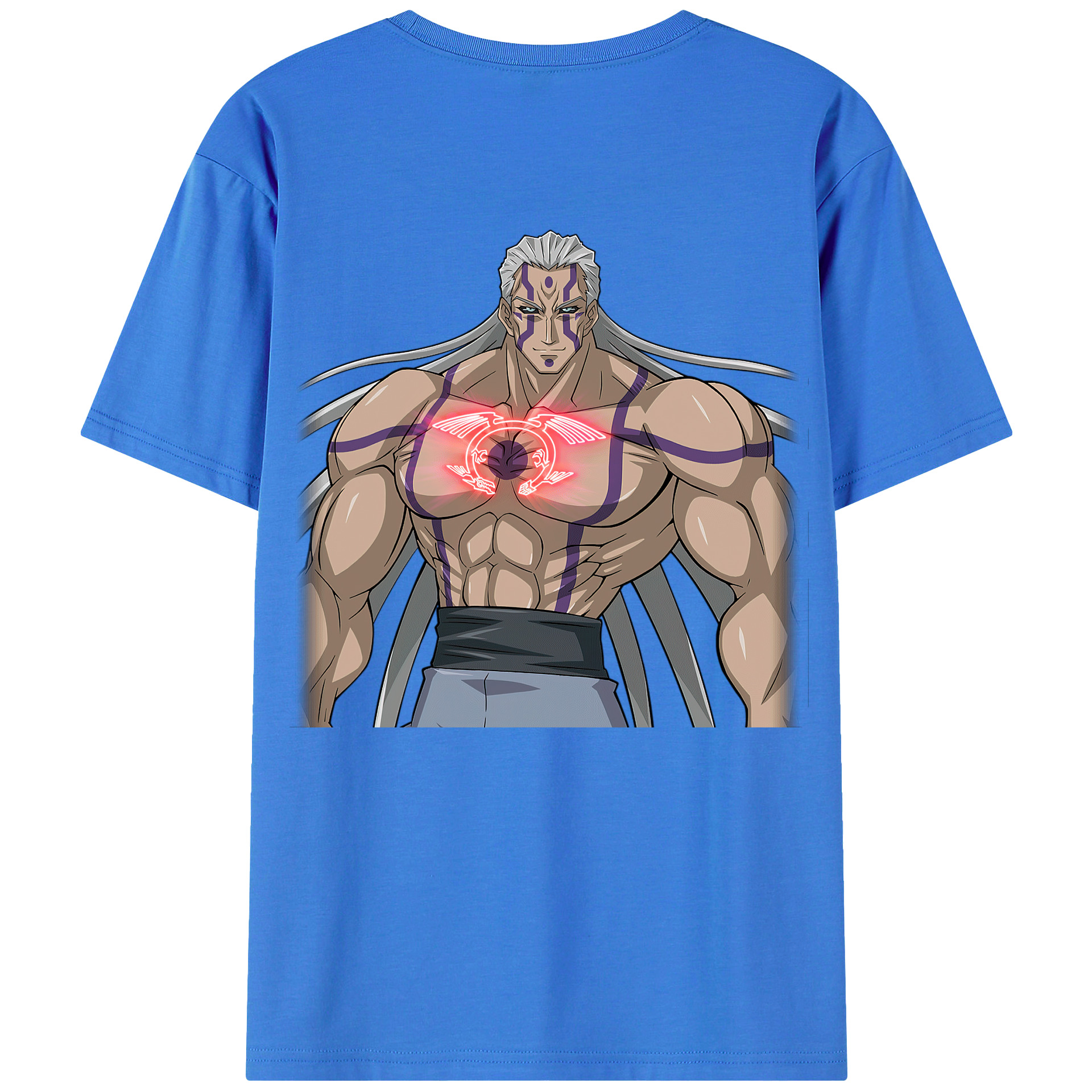 （画像用） 遊☆戯☆王 Yu-Gi-Oh! 綿100％ メンズ半袖Tシャツ（バックプリント） 通気性