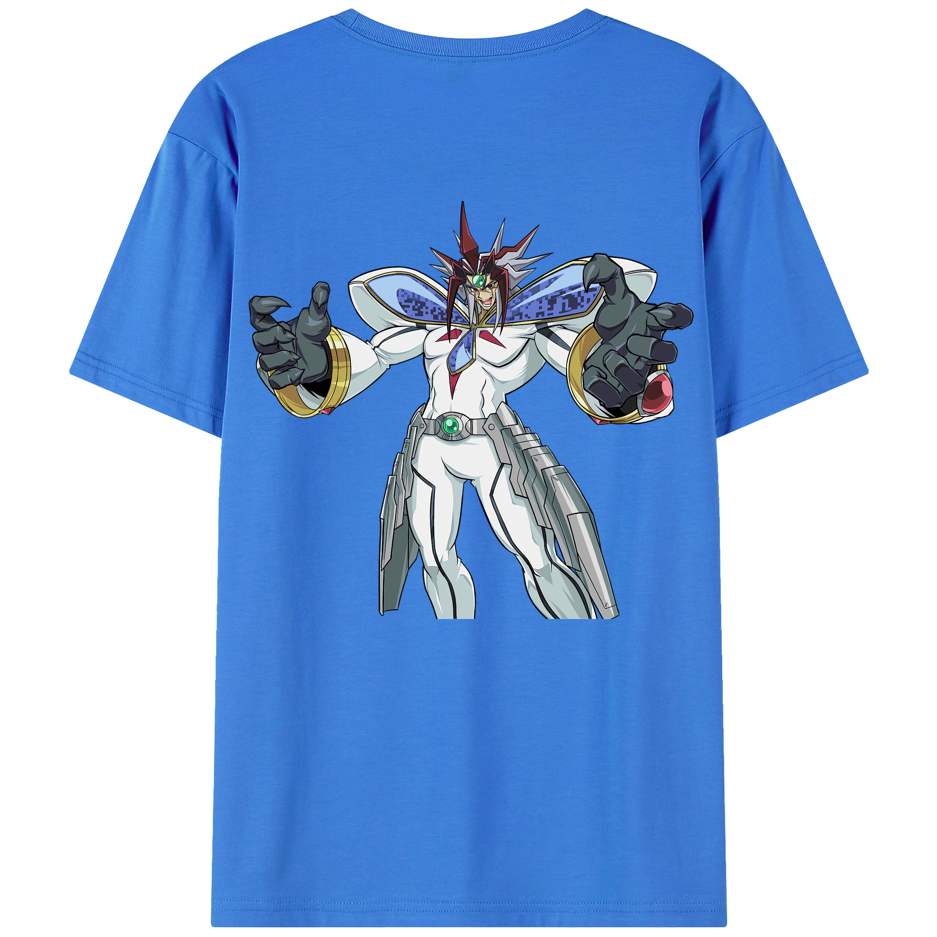 （画像用） 遊☆戯☆王 Yu-Gi-Oh! 綿100％ メンズ半袖Tシャツ（バックプリント） 通気性