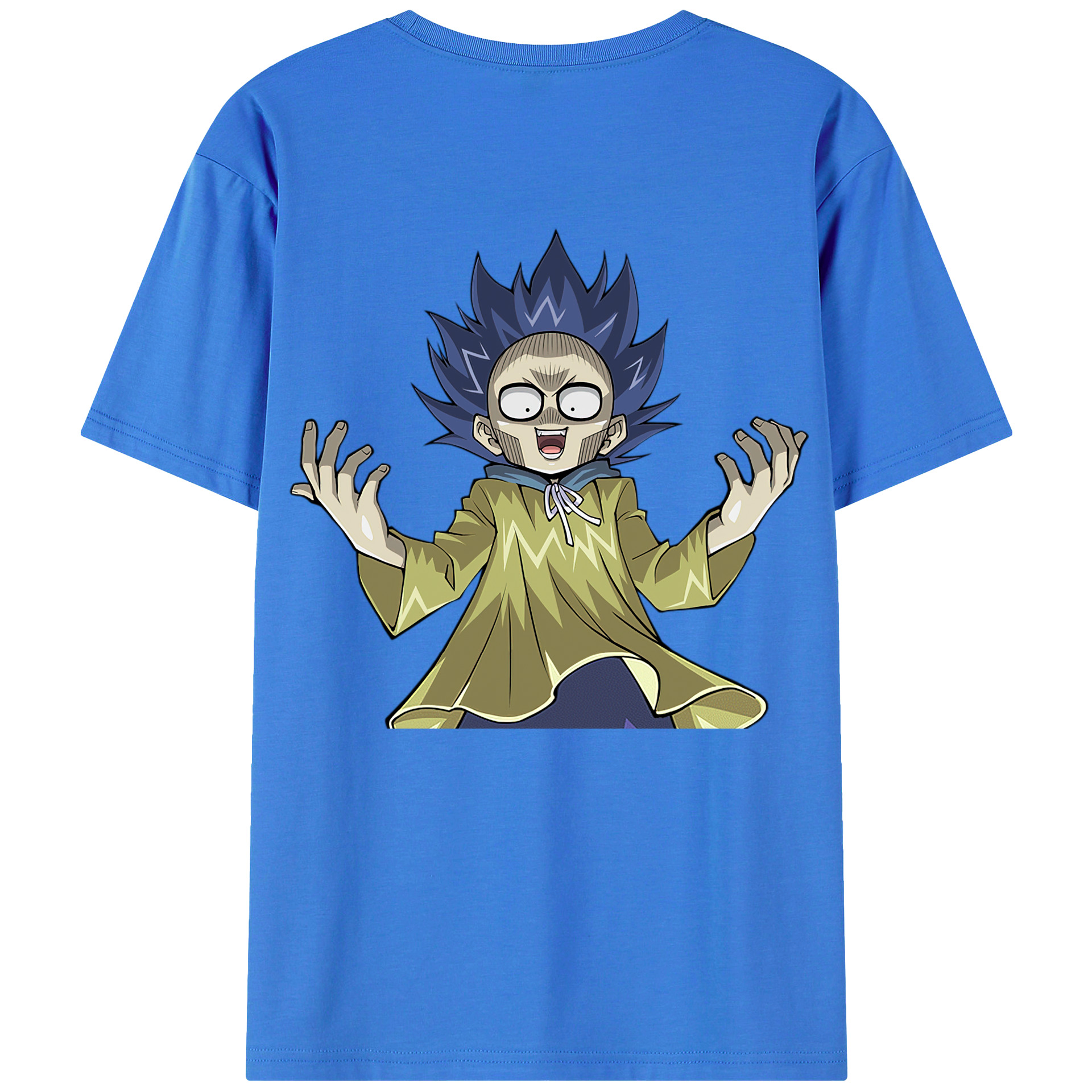 （画像用） 遊☆戯☆王 Yu-Gi-Oh! 綿100％ メンズ半袖Tシャツ（バックプリント） 通気性