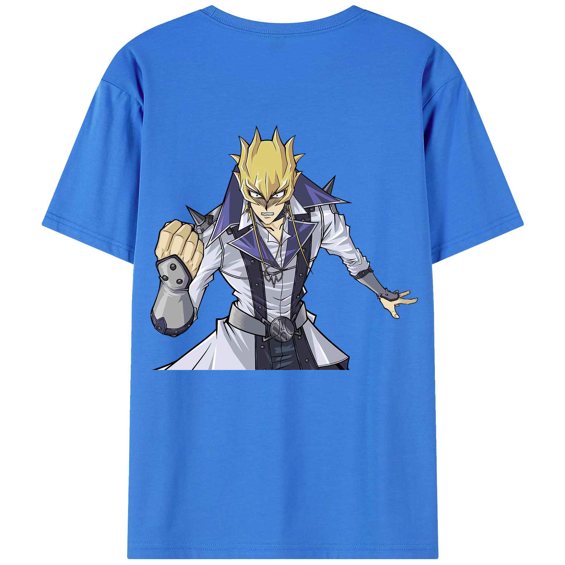 （画像用） 遊☆戯☆王 Yu-Gi-Oh! 綿100％ メンズ半袖Tシャツ（バックプリント） 通気性