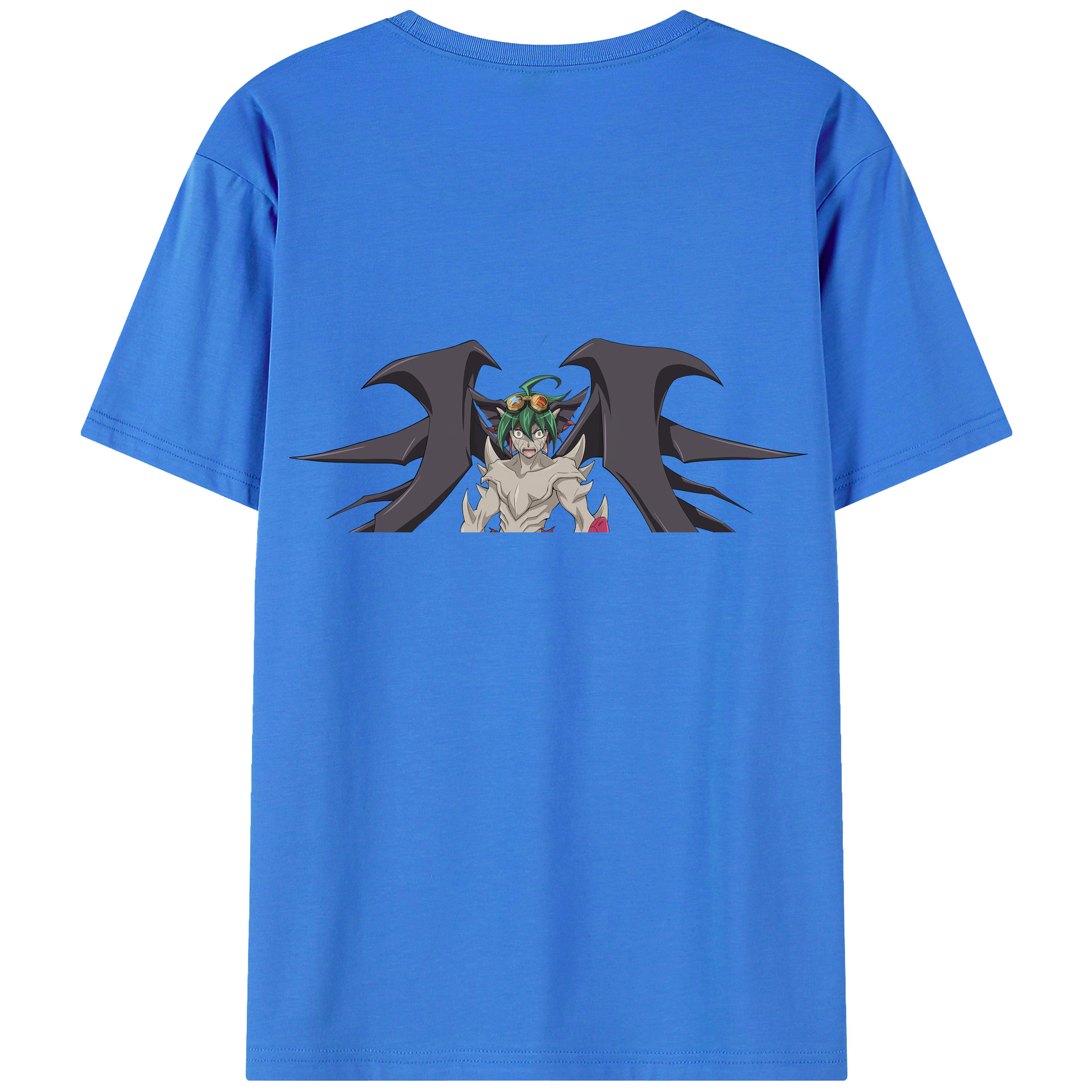 （画像用） 遊☆戯☆王 Yu-Gi-Oh! 綿100％ メンズ半袖Tシャツ（バックプリント） 通気性