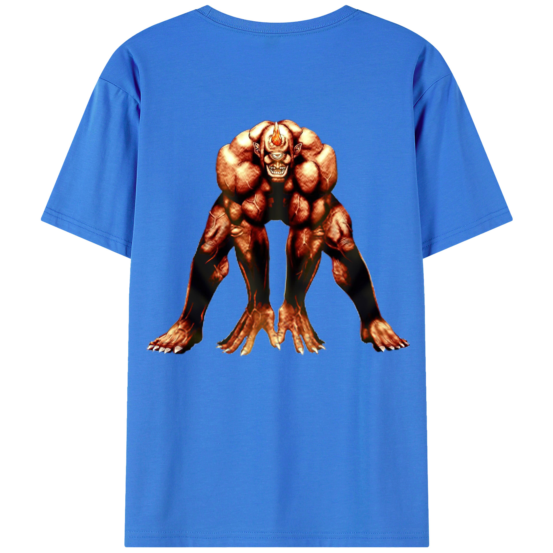 （画像用） 遊☆戯☆王 Yu-Gi-Oh! 綿100％ メンズ半袖Tシャツ（バックプリント） 通気性