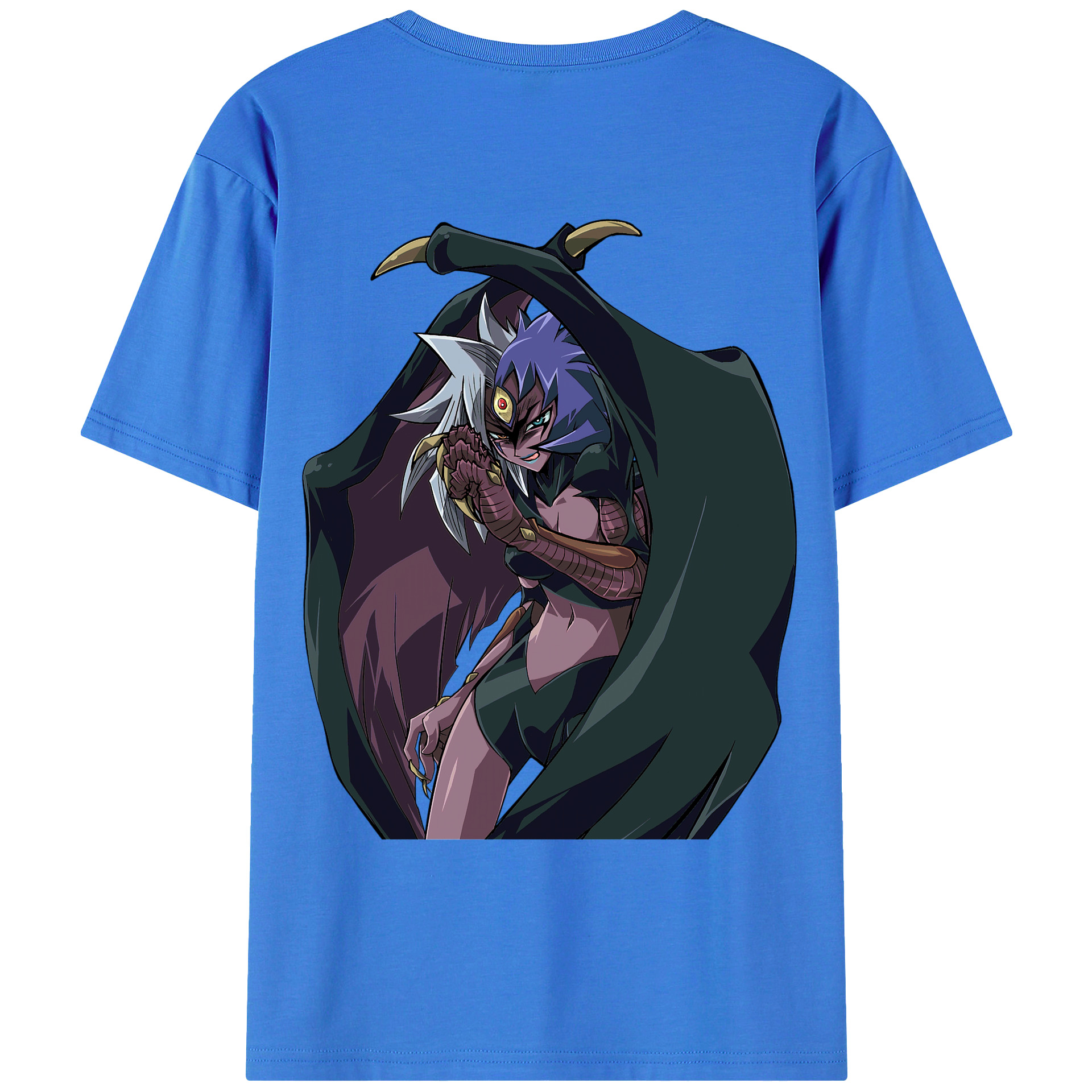 （画像用） 遊☆戯☆王 Yu-Gi-Oh! 綿100％ メンズ半袖Tシャツ（バックプリント） 通気性