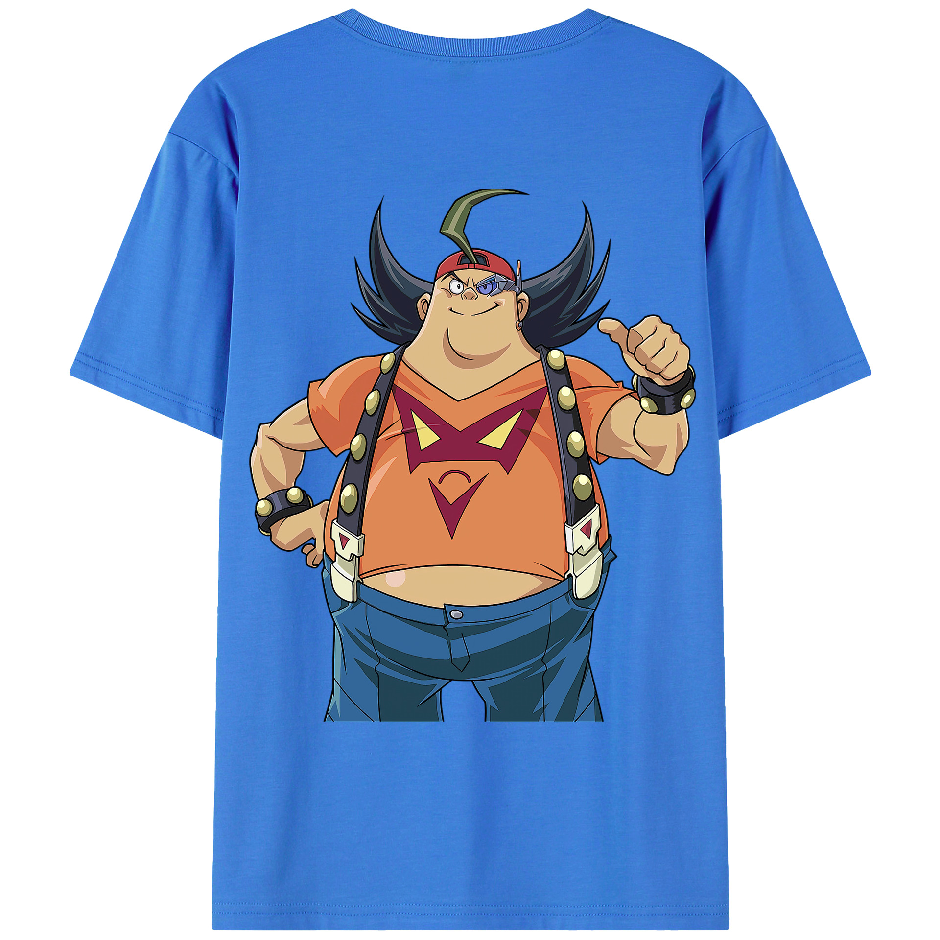 （画像用） 遊☆戯☆王 Yu-Gi-Oh! 綿100％ メンズ半袖Tシャツ（バックプリント） 通気性