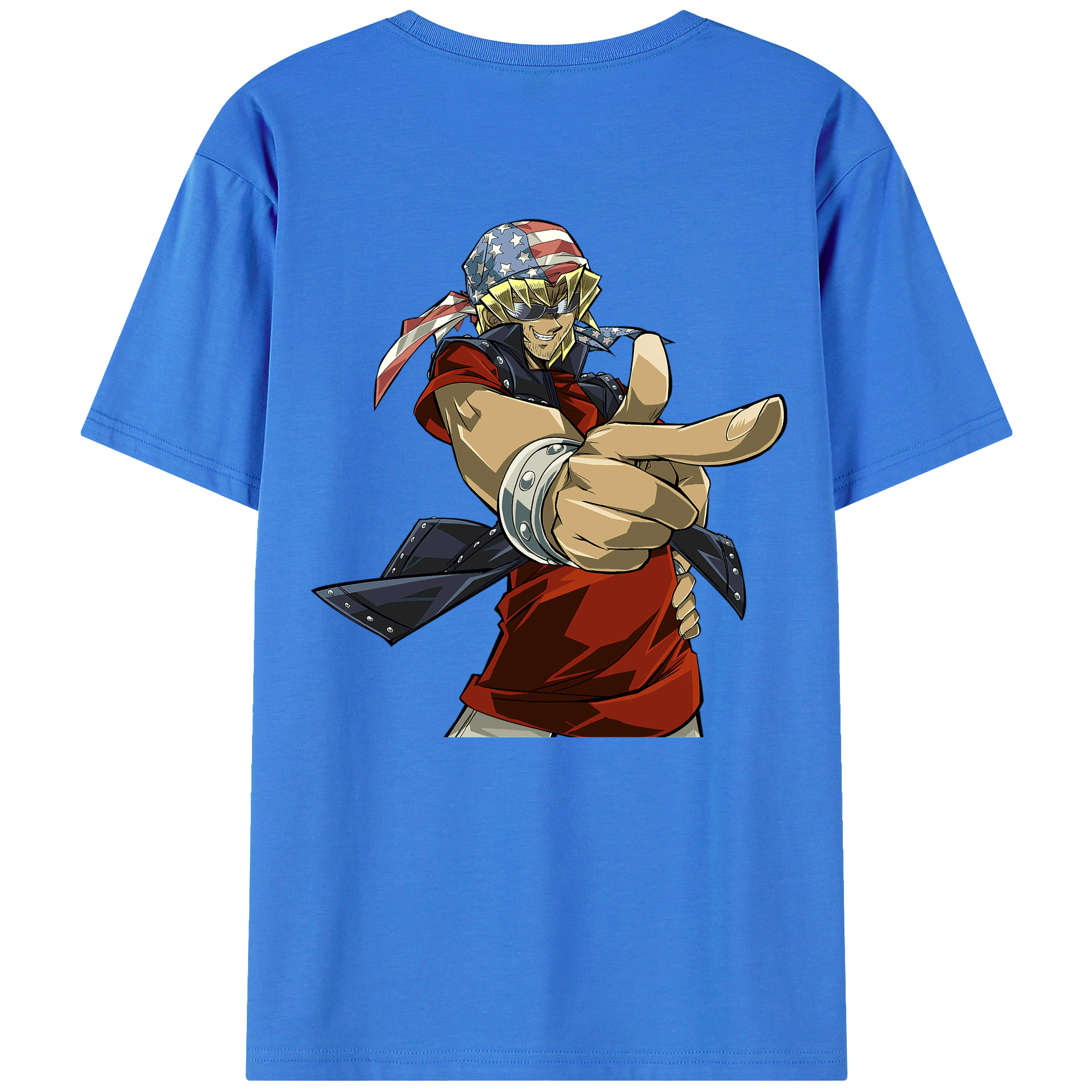 （画像用） 遊☆戯☆王 Yu-Gi-Oh! 綿100％ メンズ半袖Tシャツ（バックプリント） 通気性