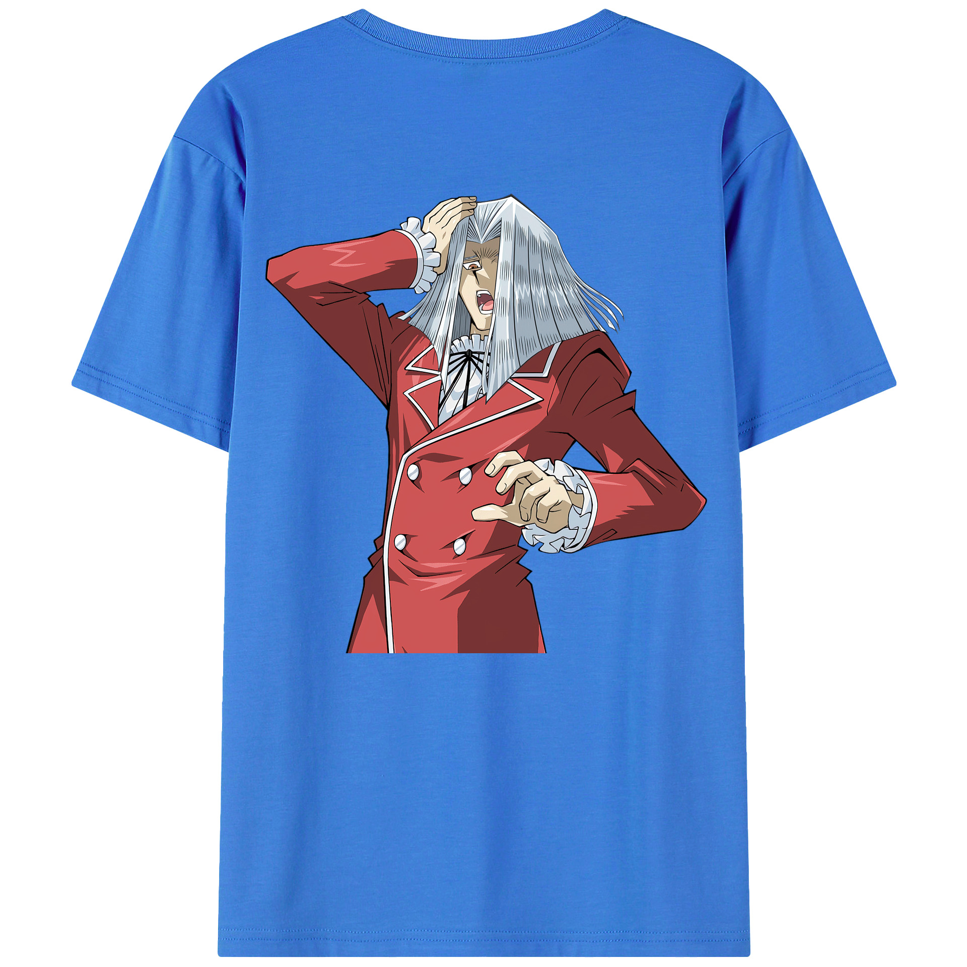 （画像用） 遊☆戯☆王 Yu-Gi-Oh! 綿100％ メンズ半袖Tシャツ（バックプリント） 通気性