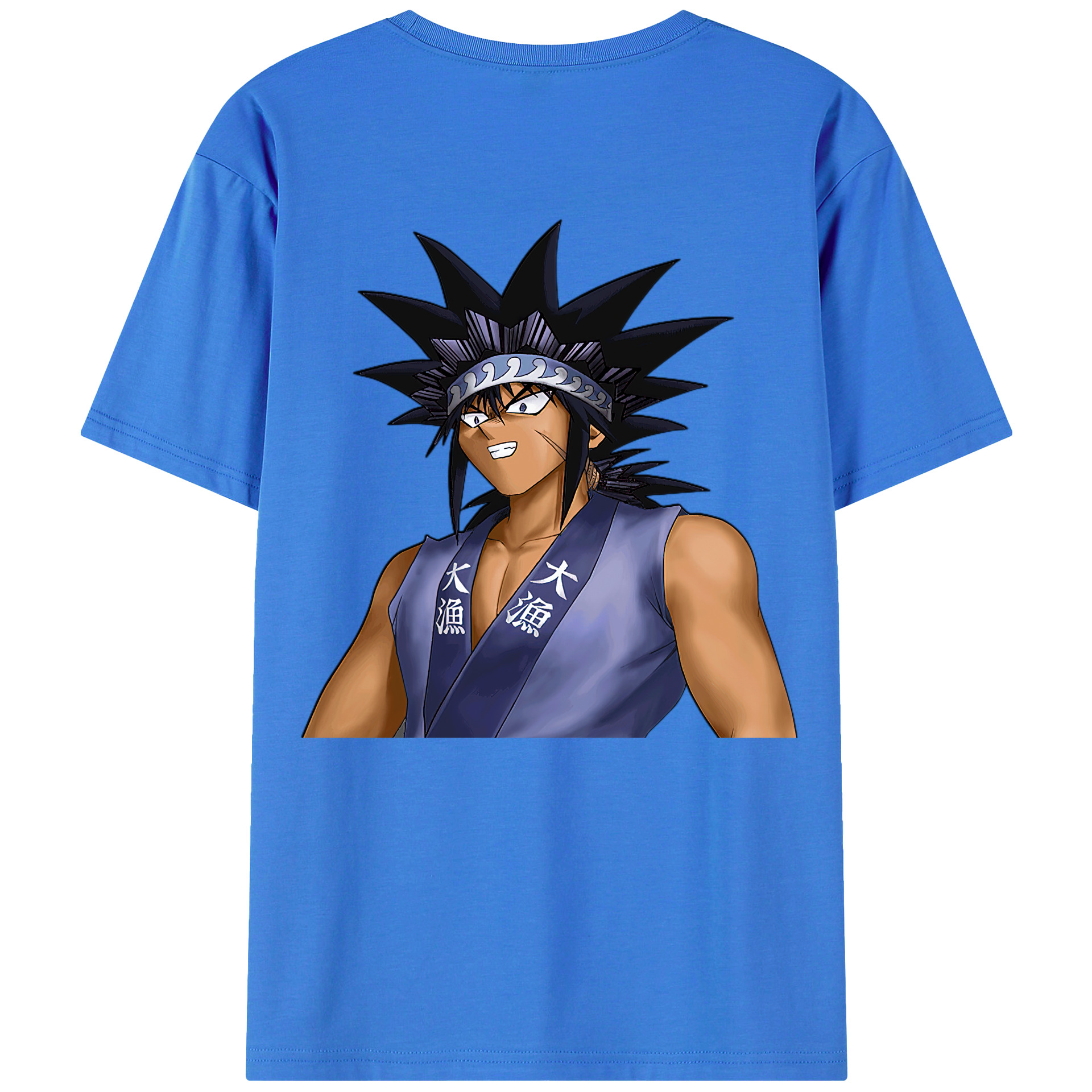 （画像用） 遊☆戯☆王 Yu-Gi-Oh! 綿100％ メンズ半袖Tシャツ（バックプリント） 通気性