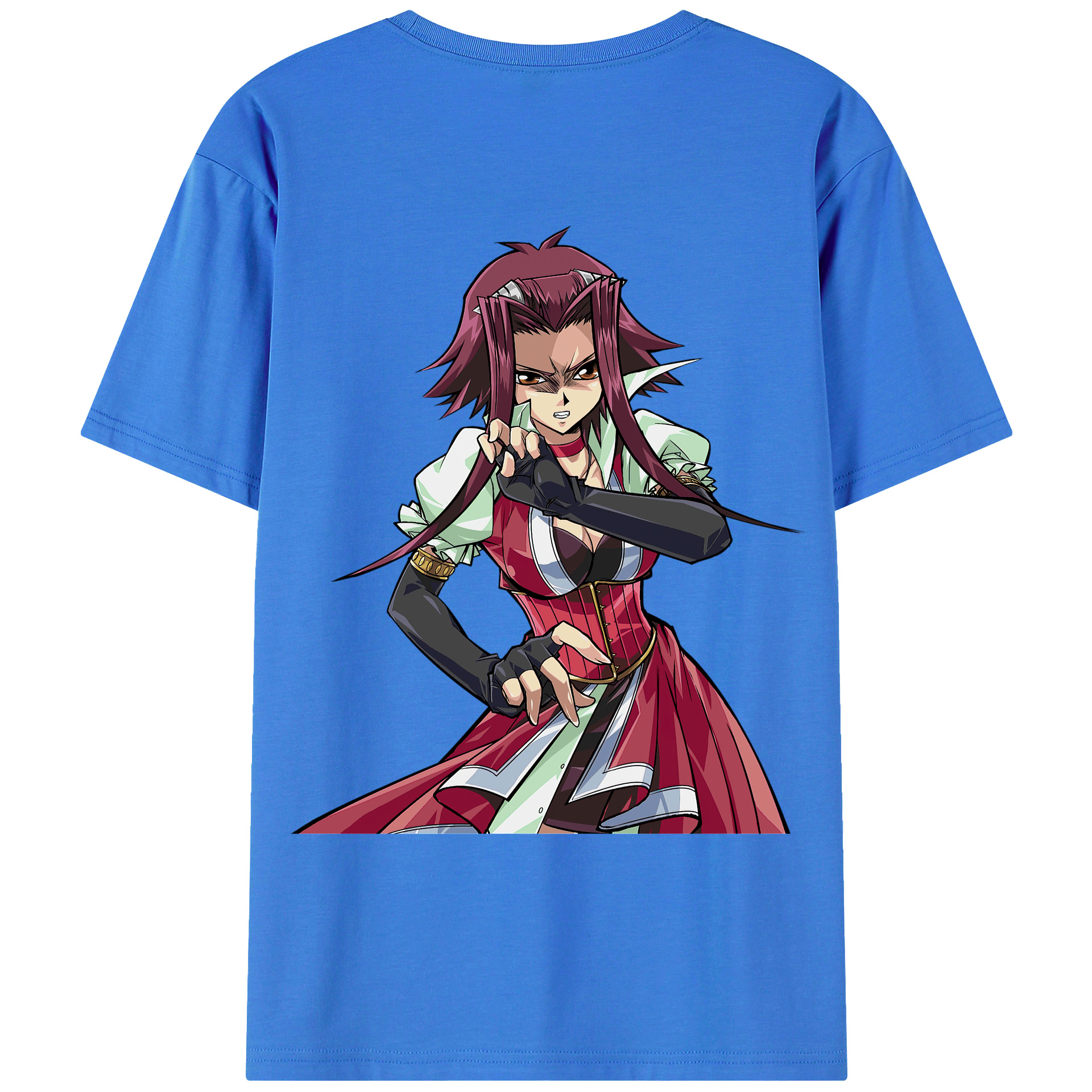（画像用） 遊☆戯☆王 Yu-Gi-Oh! 綿100％ メンズ半袖Tシャツ（バックプリント） 通気性