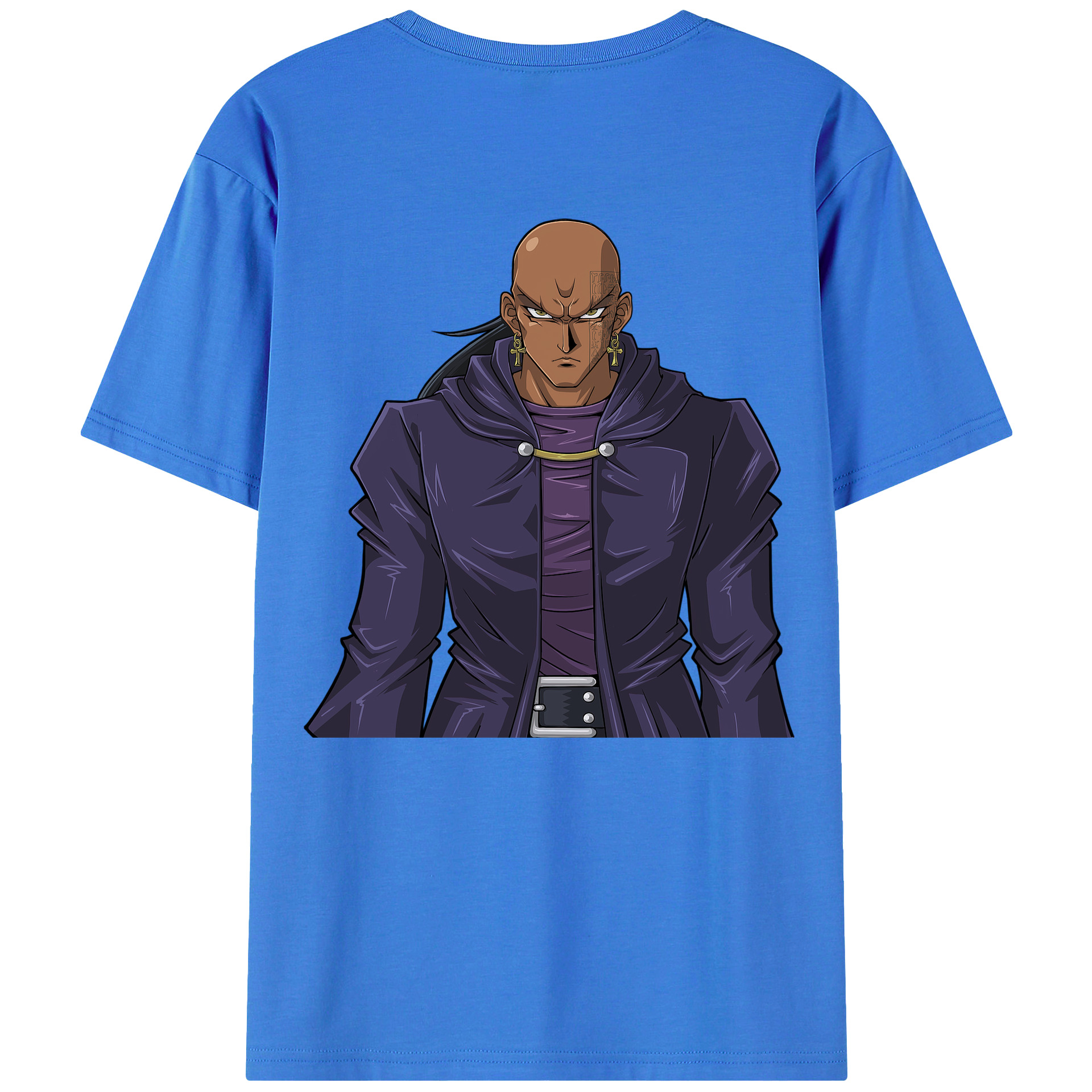 （画像用） 遊☆戯☆王 Yu-Gi-Oh! 綿100％ メンズ半袖Tシャツ（バックプリント） 通気性