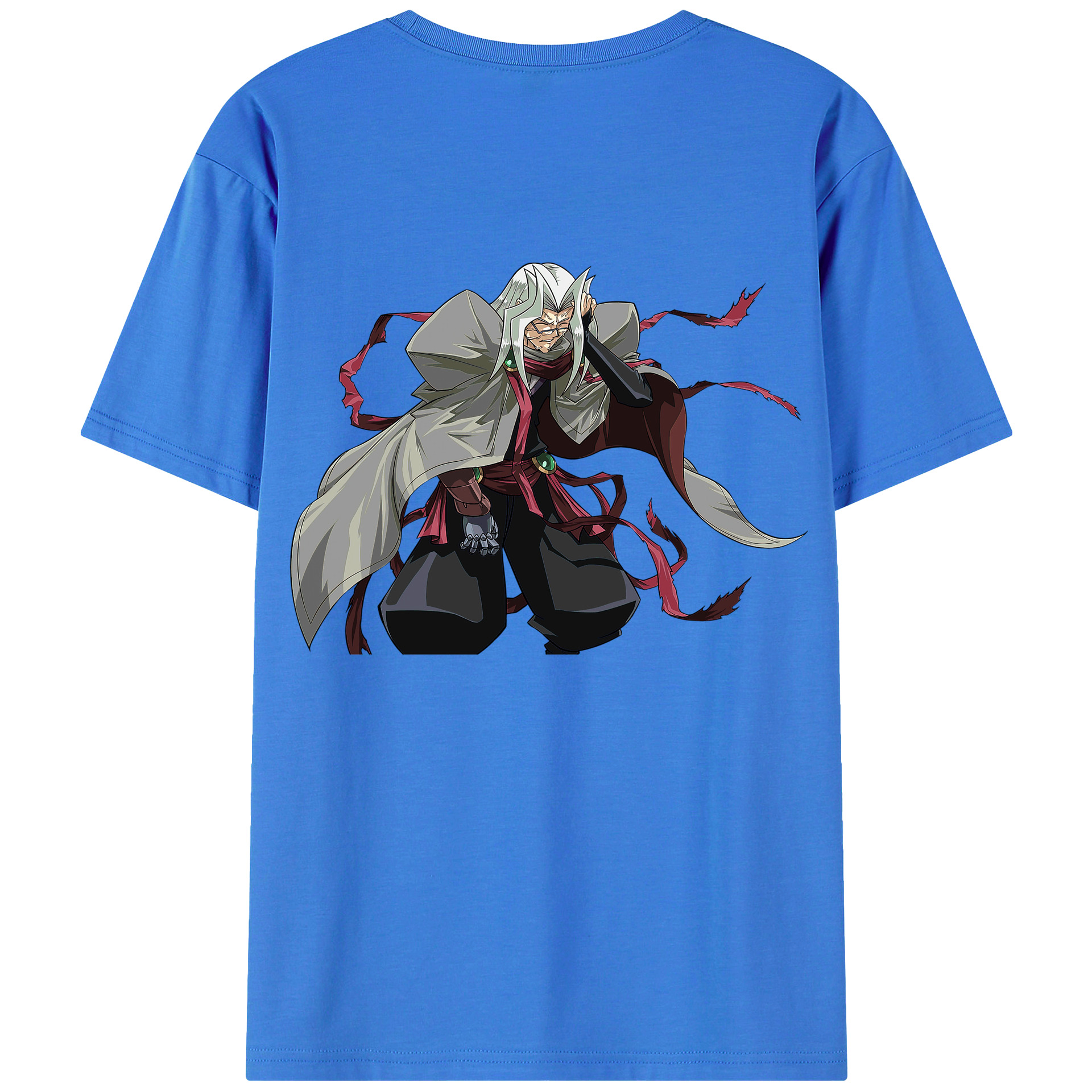 （画像用） 遊☆戯☆王 Yu-Gi-Oh! 綿100％ メンズ半袖Tシャツ（バックプリント） 通気性