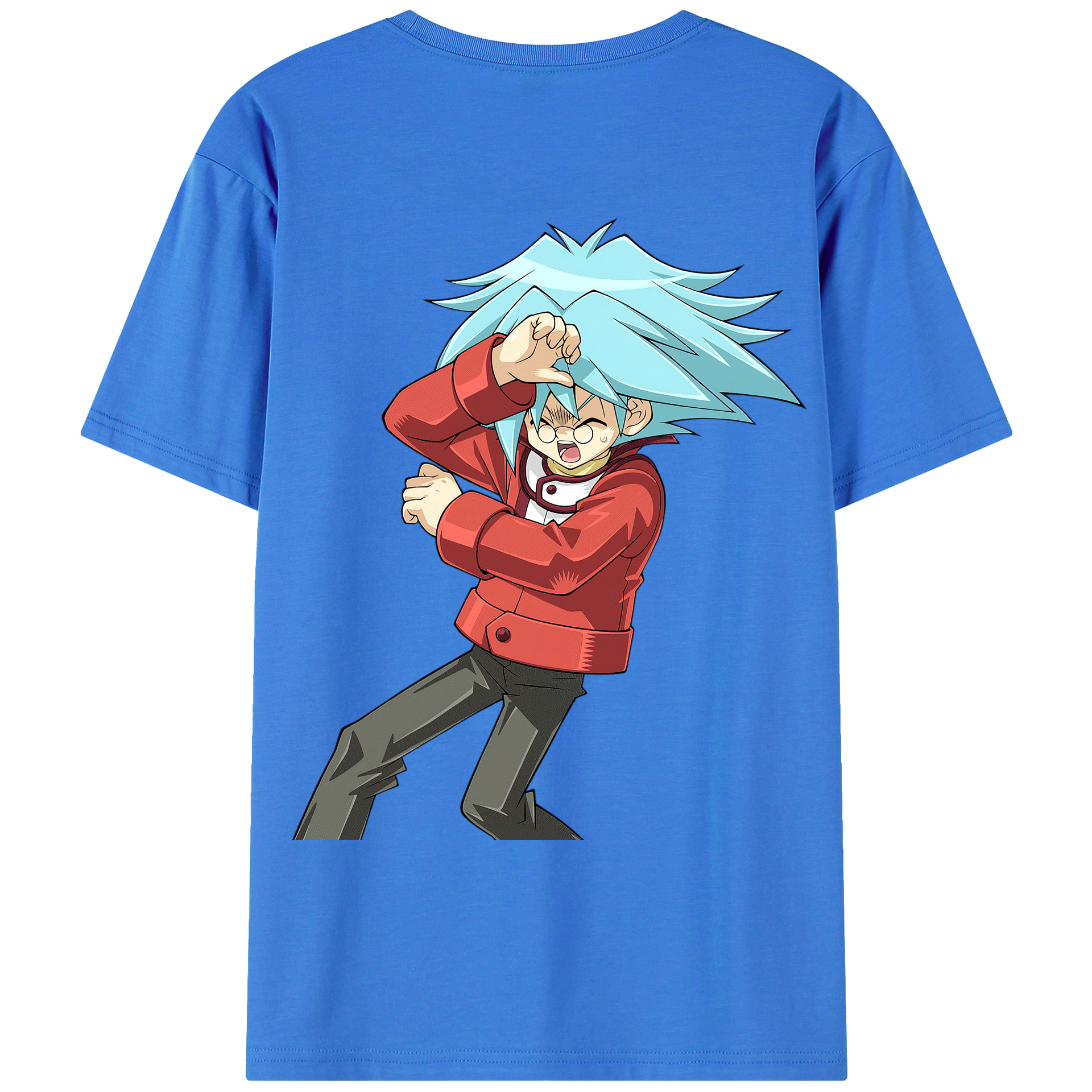 （画像用） 遊☆戯☆王 Yu-Gi-Oh! 綿100％ メンズ半袖Tシャツ（バックプリント） 通気性