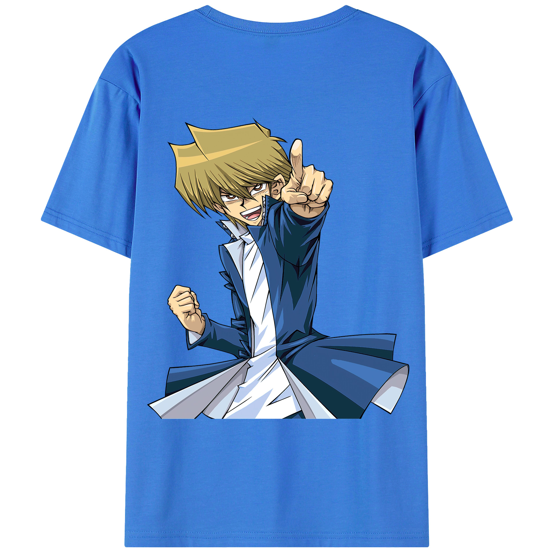 （画像用） 遊☆戯☆王 Yu-Gi-Oh! 綿100％ メンズ半袖Tシャツ（バックプリント） 通気性