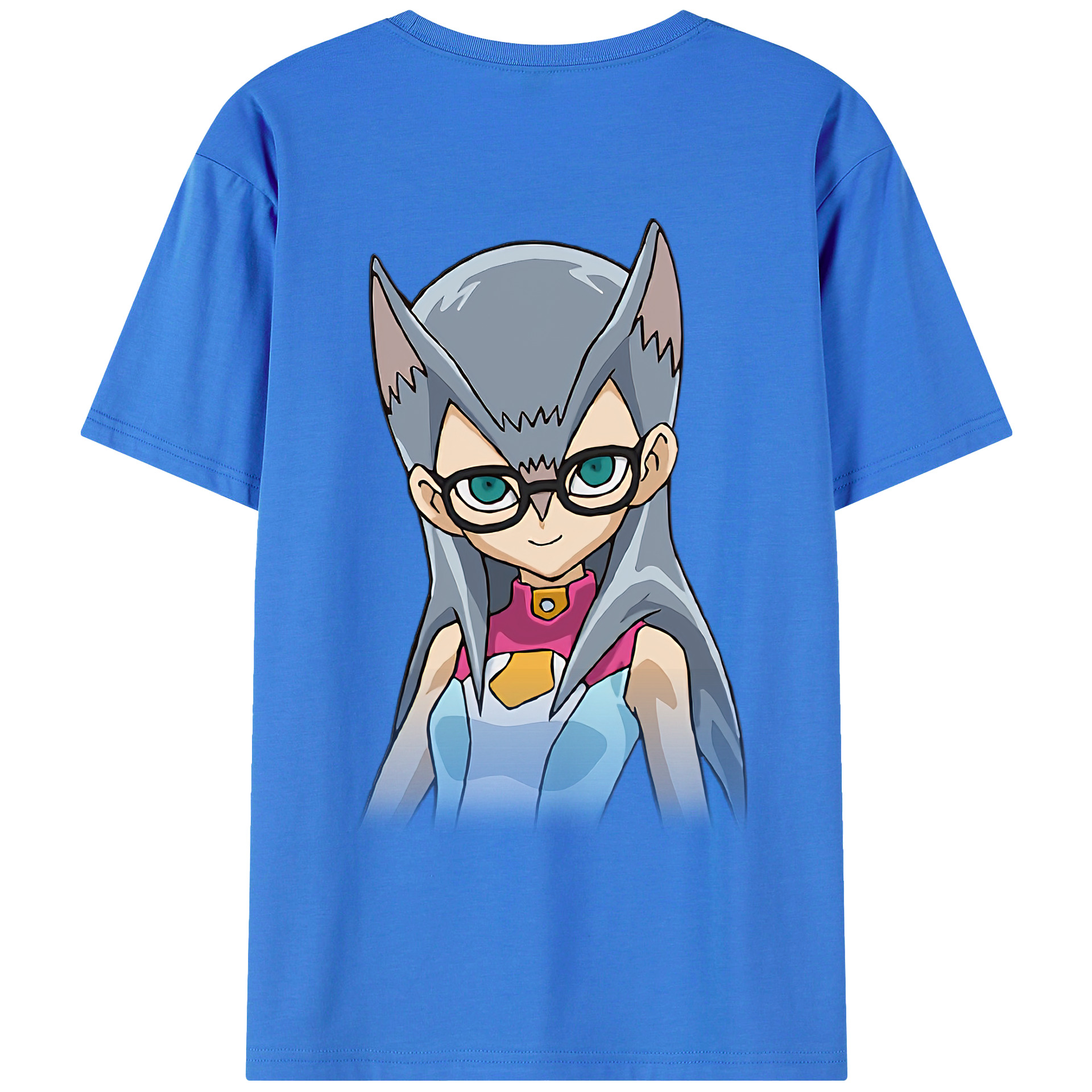 （画像用） 遊☆戯☆王 Yu-Gi-Oh! 綿100％ メンズ半袖Tシャツ（バックプリント） 通気性