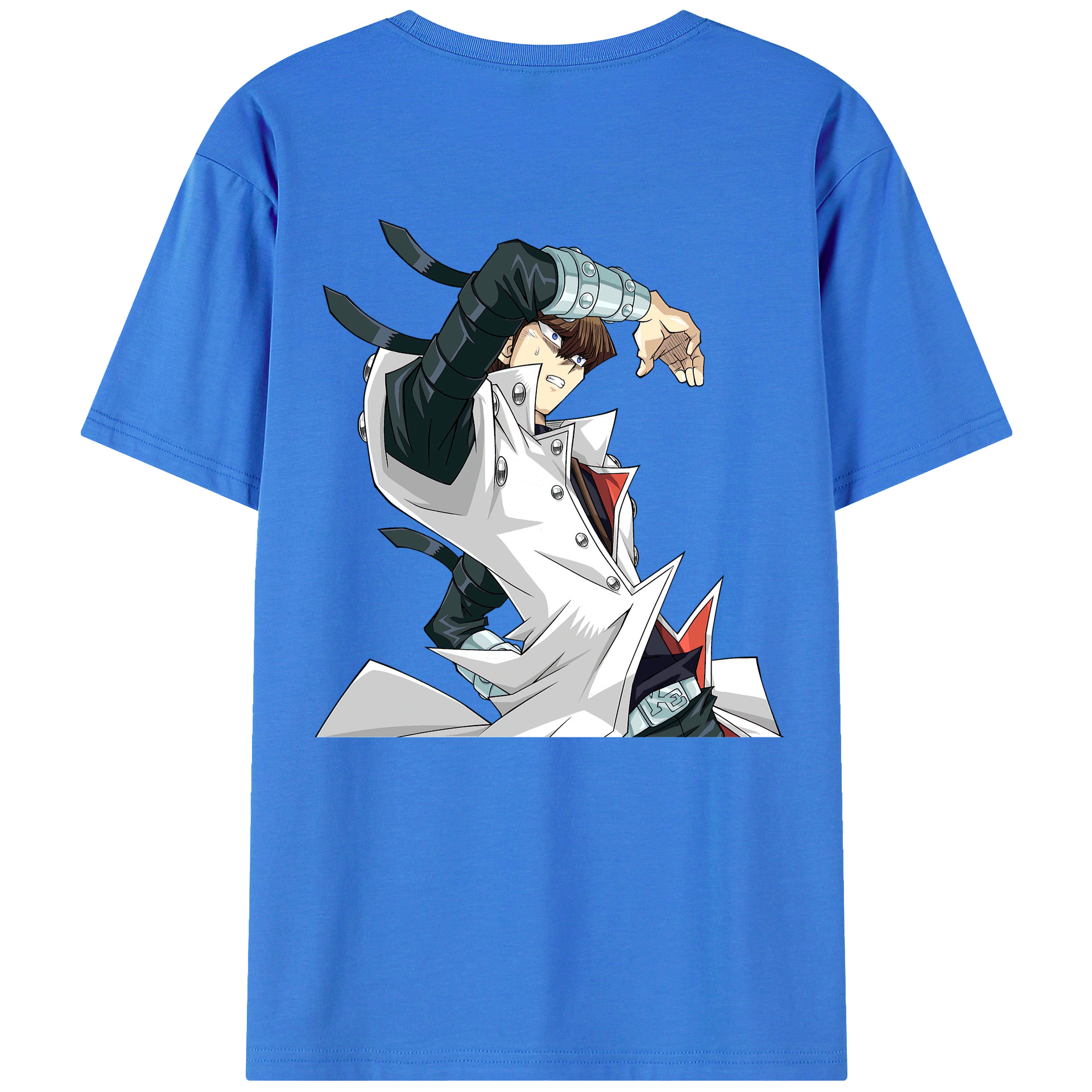 （画像用） 遊☆戯☆王 Yu-Gi-Oh! 綿100％ メンズ半袖Tシャツ（バックプリント） 通気性