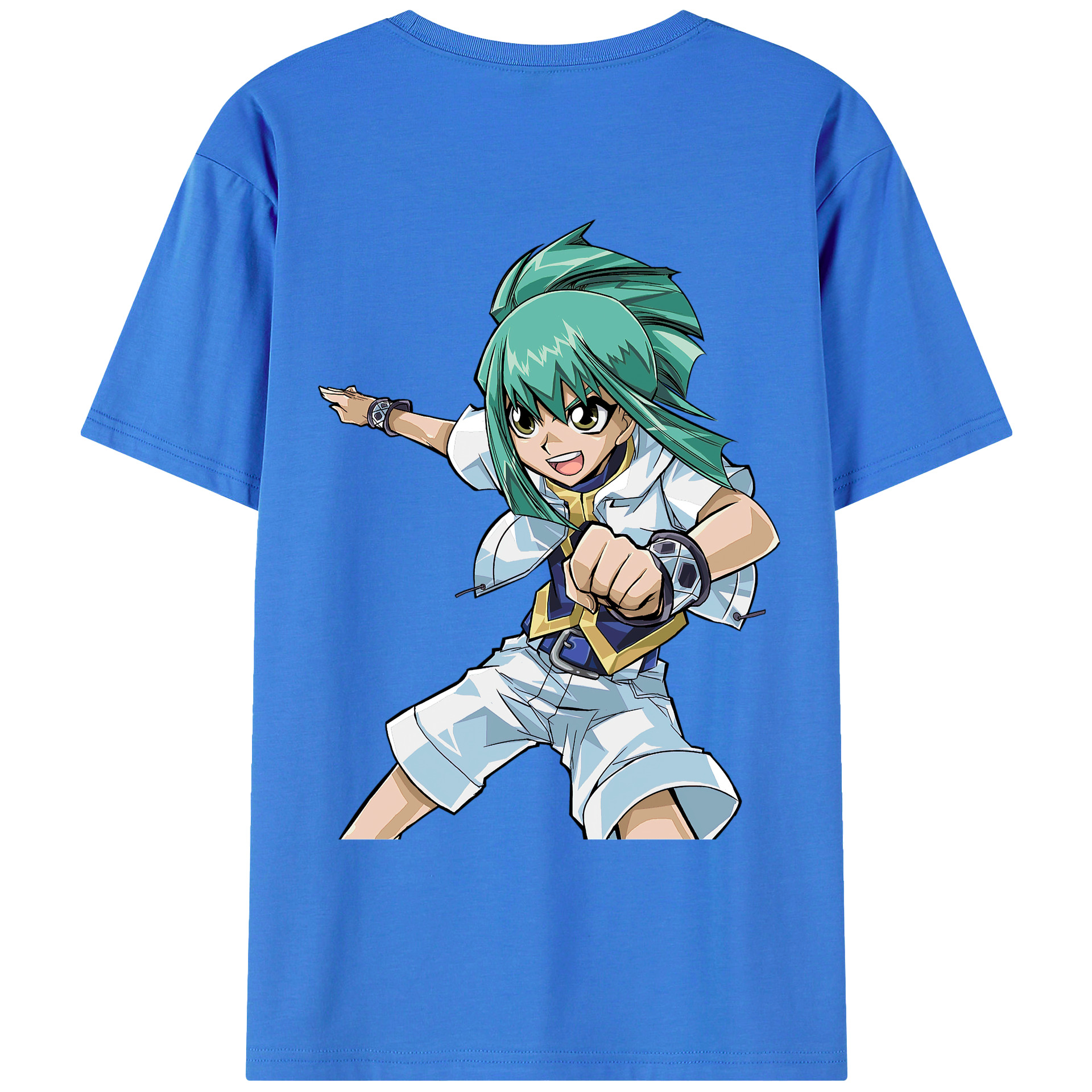 （画像用） 遊☆戯☆王 Yu-Gi-Oh! 綿100％ メンズ半袖Tシャツ（バックプリント） 通気性