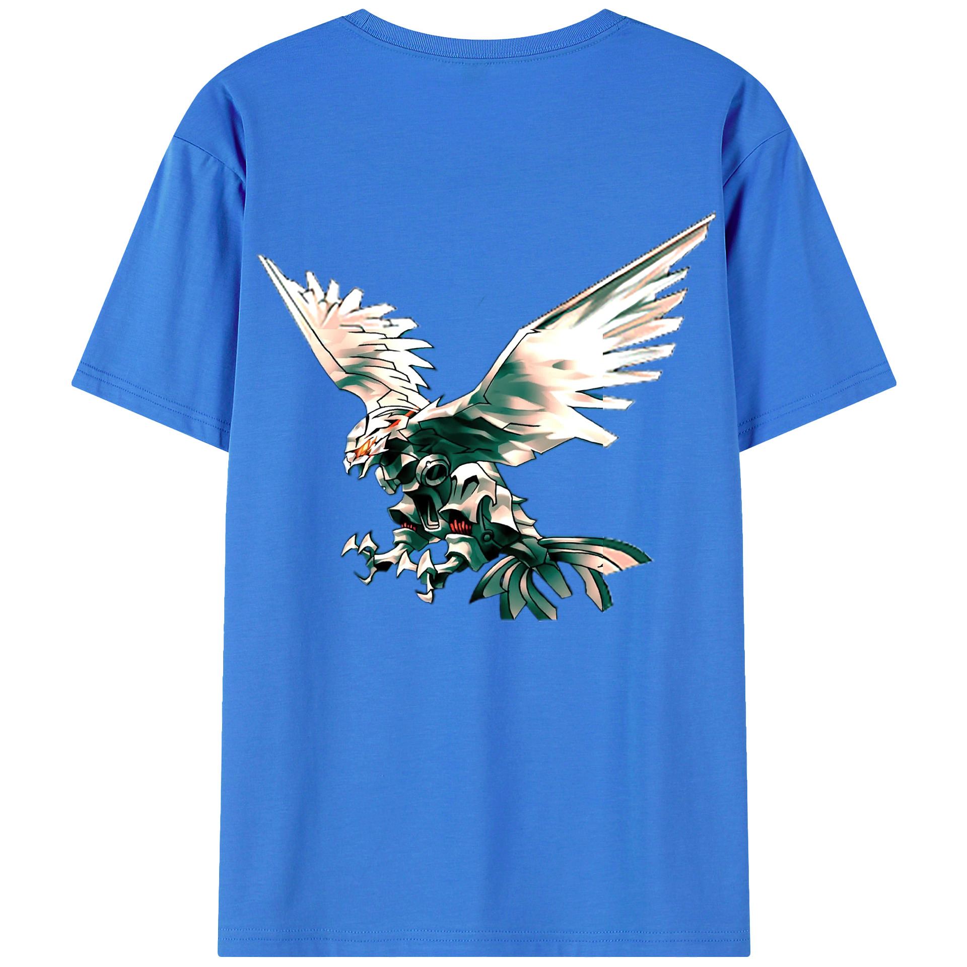 （画像用） 遊☆戯☆王 Yu-Gi-Oh! 綿100％ メンズ半袖Tシャツ（バックプリント） 通気性