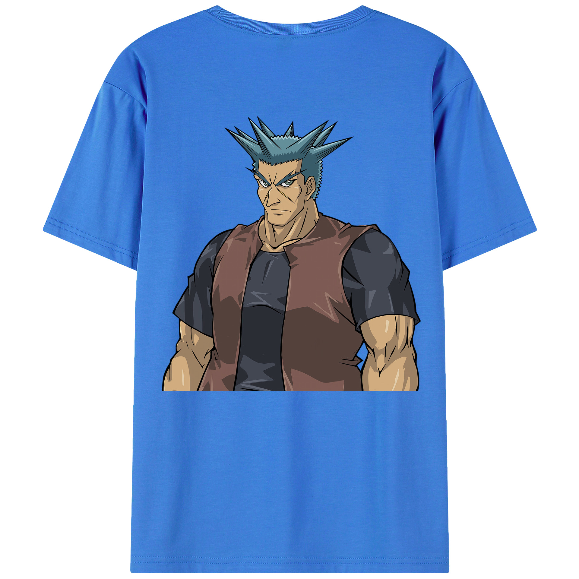 （画像用） 遊☆戯☆王 Yu-Gi-Oh! 綿100％ メンズ半袖Tシャツ（バックプリント） 通気性