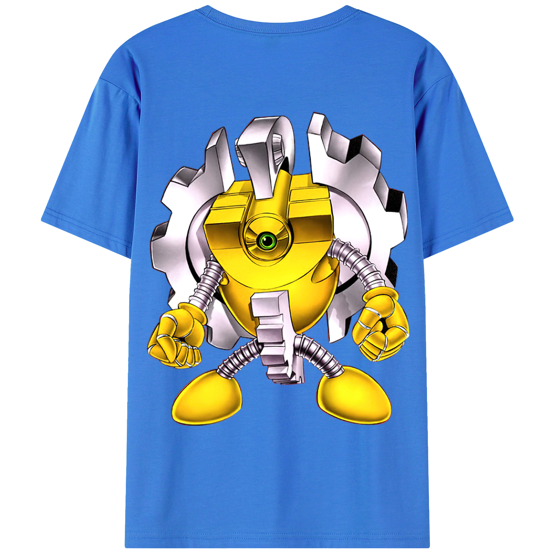 （画像用） 遊☆戯☆王 Yu-Gi-Oh! 綿100％ メンズ半袖Tシャツ（バックプリント） 通気性