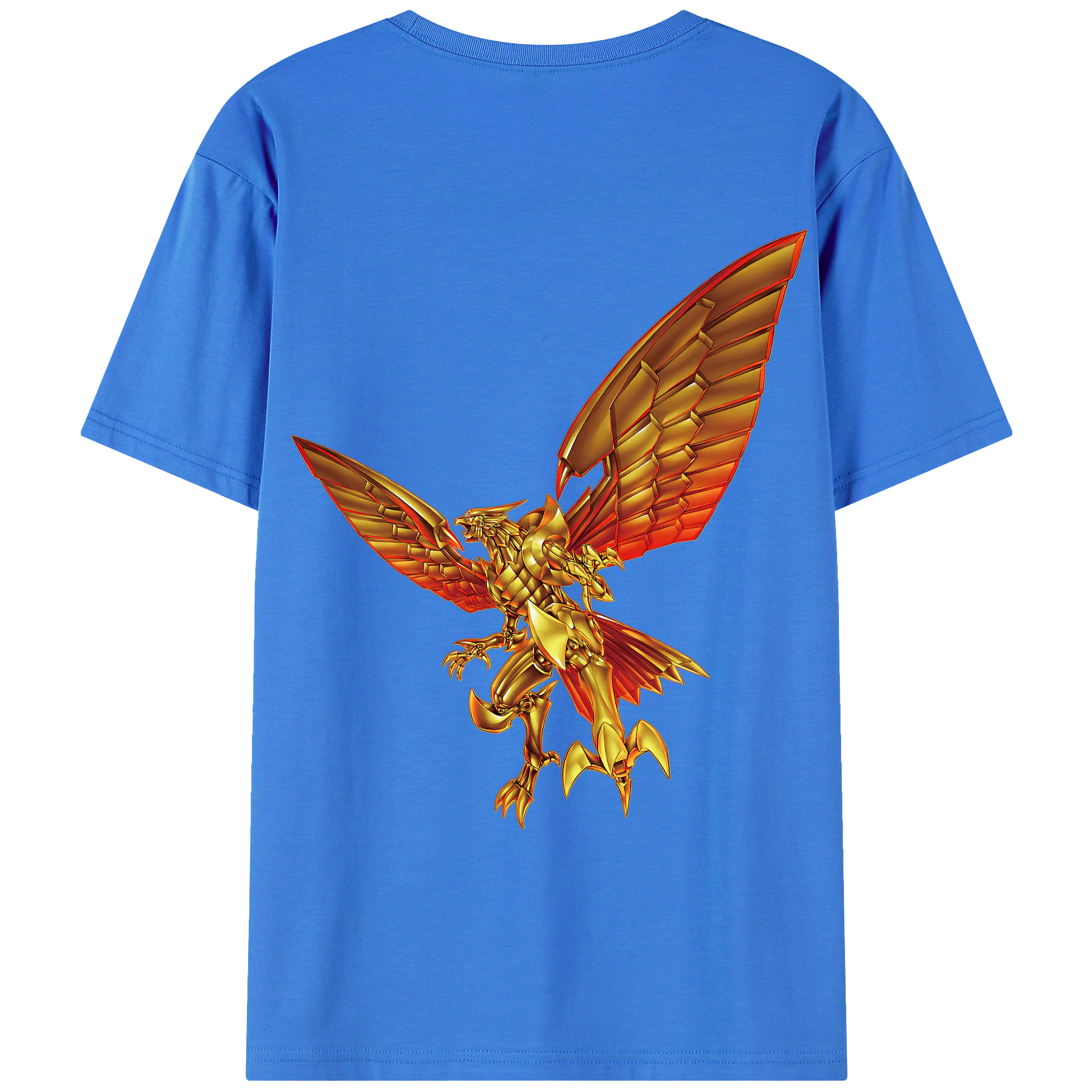（画像用） 遊☆戯☆王 Yu-Gi-Oh! 綿100％ メンズ半袖Tシャツ（バックプリント） 通気性