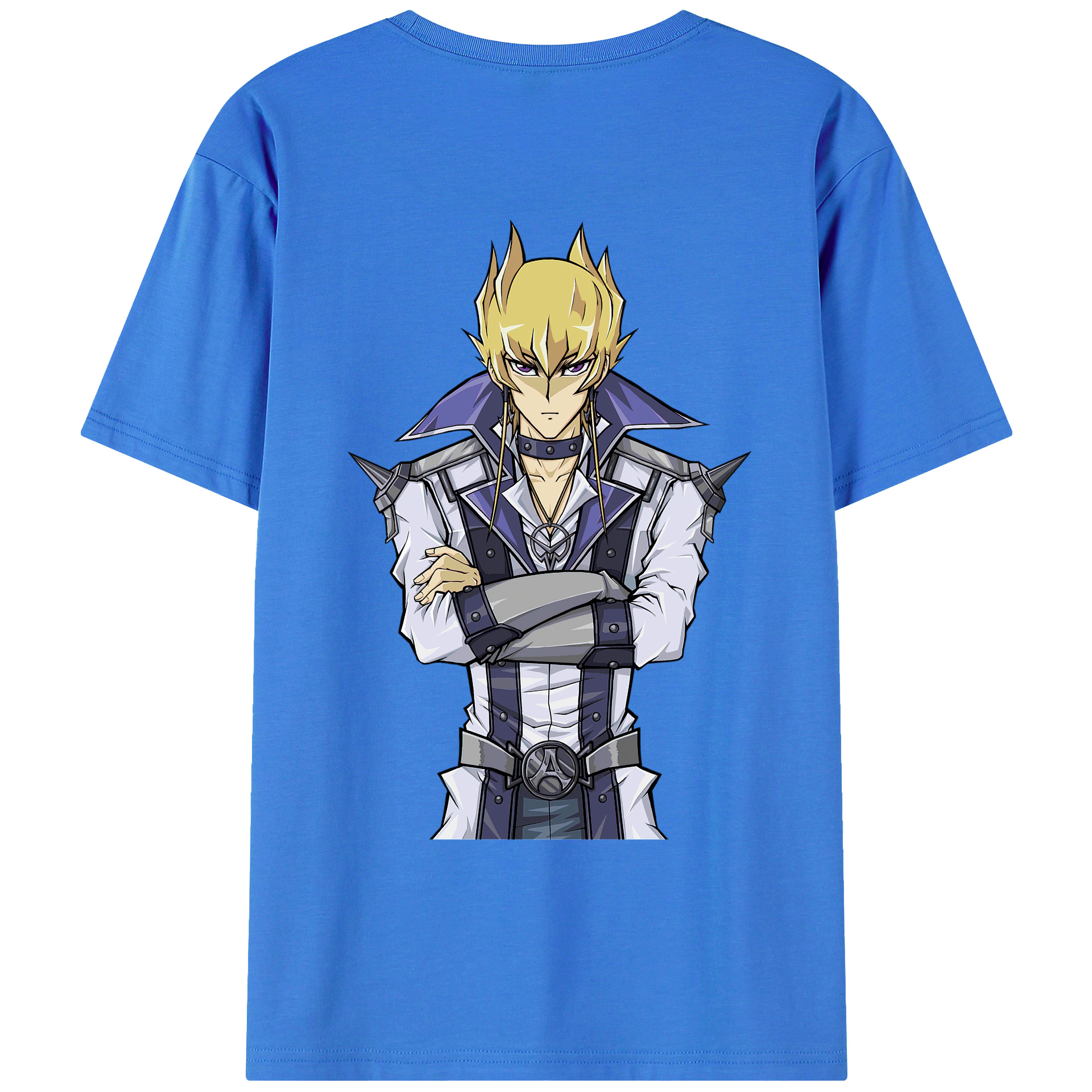 （画像用） 遊☆戯☆王 Yu-Gi-Oh! 綿100％ メンズ半袖Tシャツ（バックプリント） 通気性