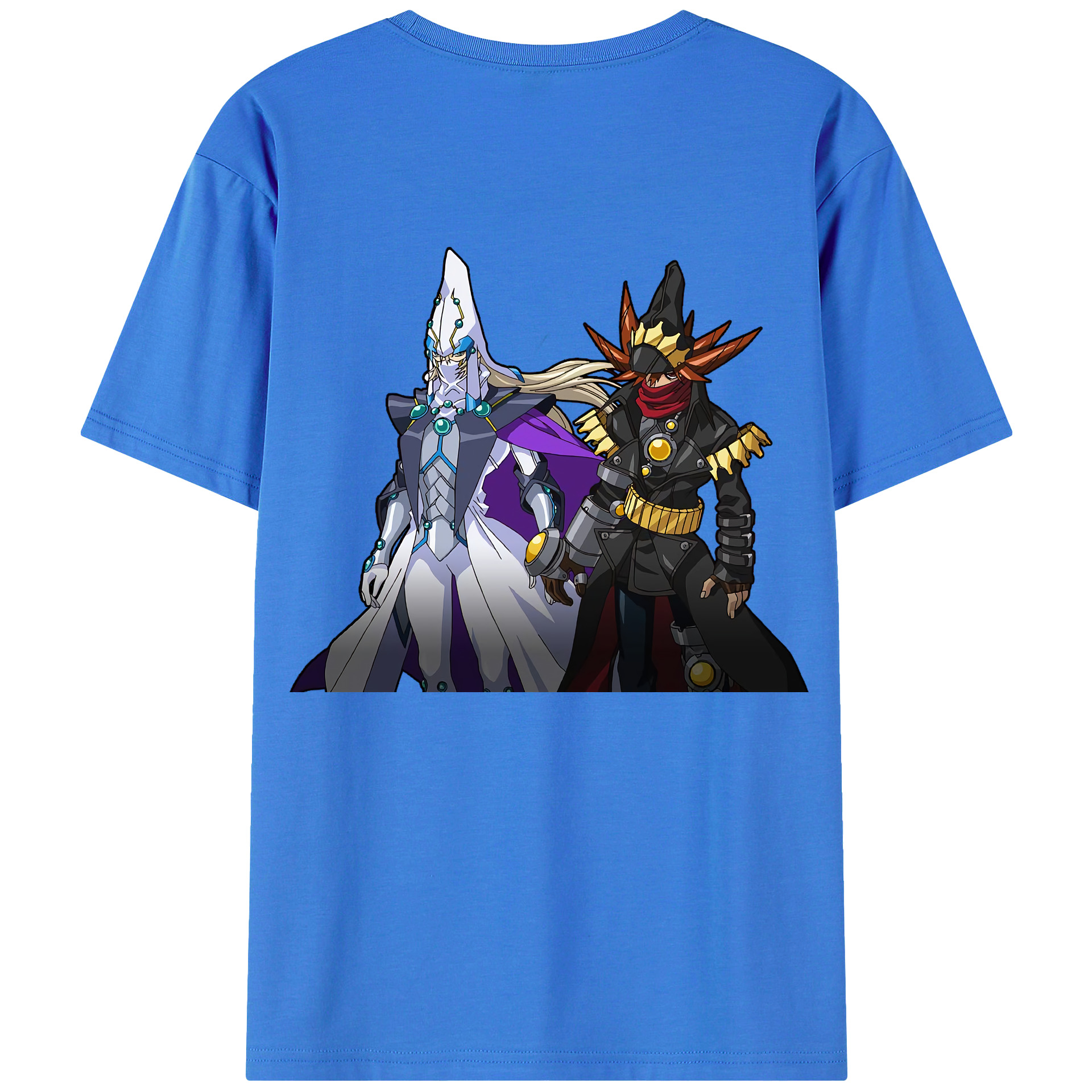 （画像用） 遊☆戯☆王 Yu-Gi-Oh! 綿100％ メンズ半袖Tシャツ（バックプリント） 通気性