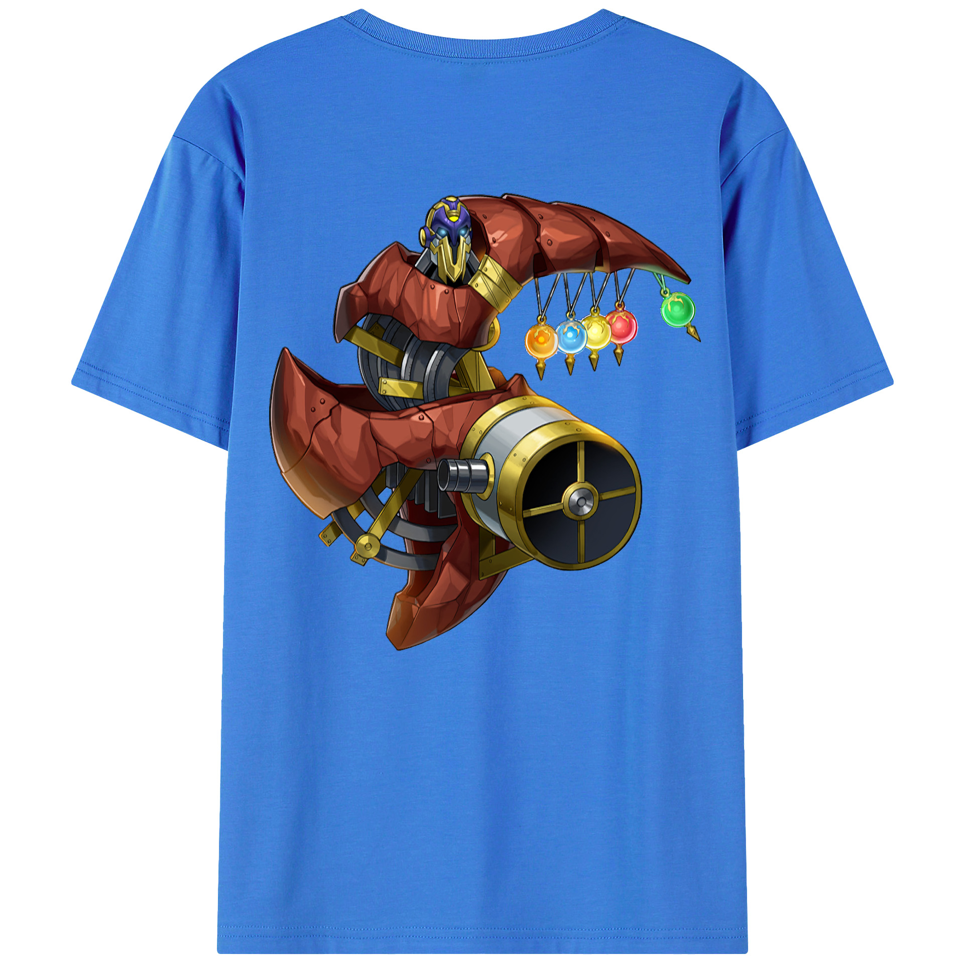 （画像用） 遊☆戯☆王 Yu-Gi-Oh! 綿100％ メンズ半袖Tシャツ（バックプリント） 通気性