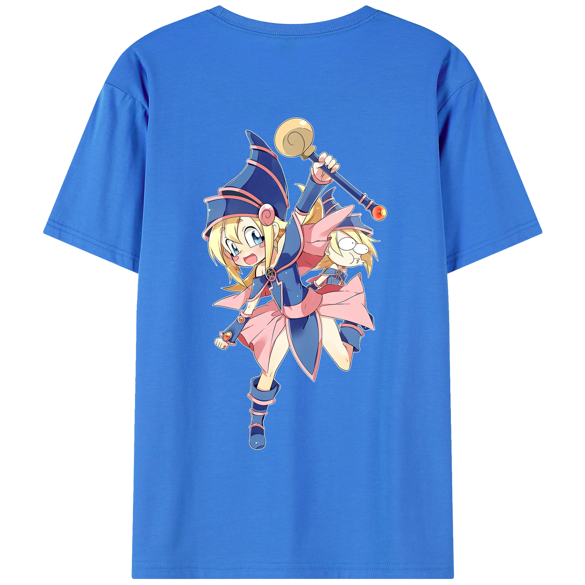 （画像用） 遊☆戯☆王 Yu-Gi-Oh! 綿100％ メンズ半袖Tシャツ（バックプリント） 通気性