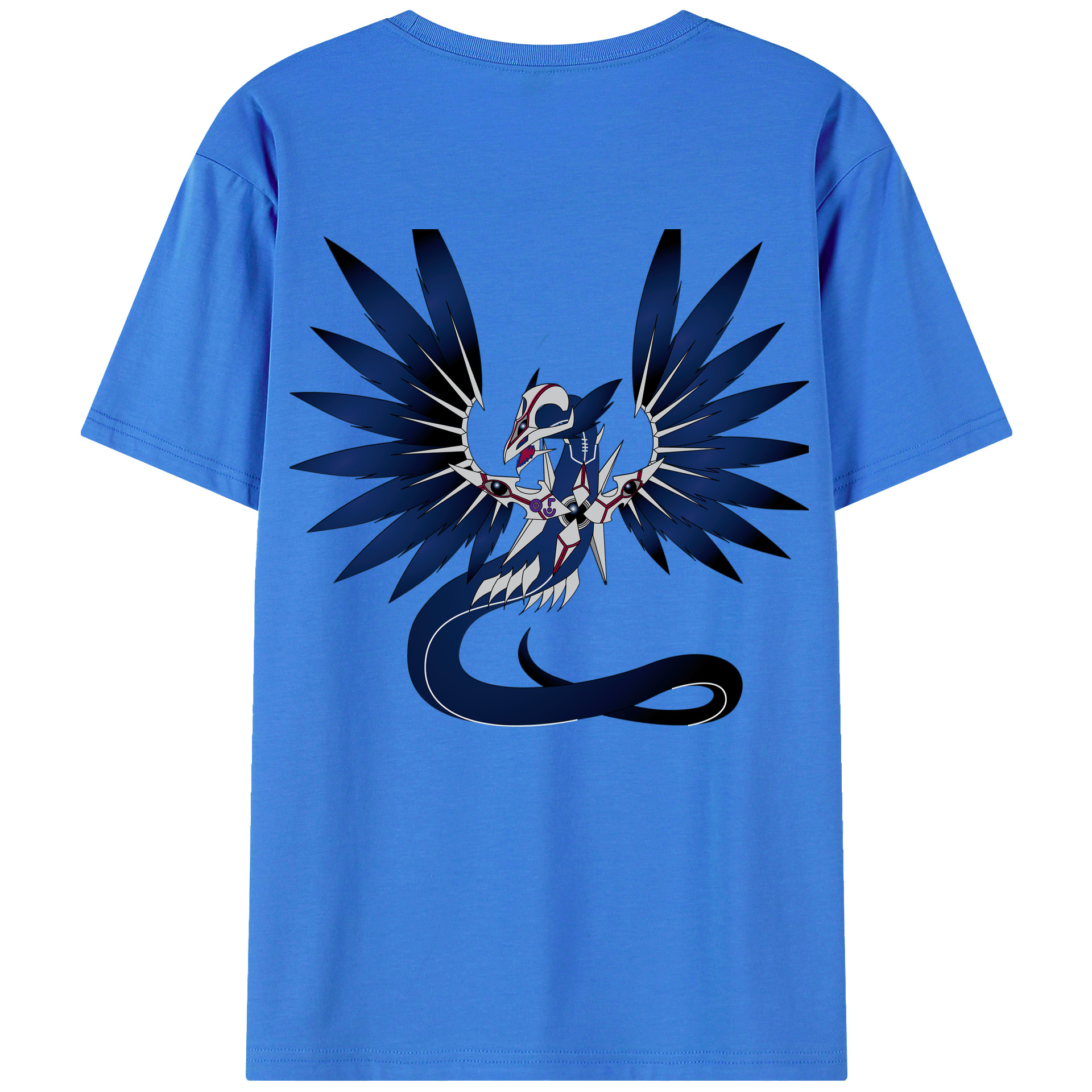 （画像用） 遊☆戯☆王 Yu-Gi-Oh! 綿100％ メンズ半袖Tシャツ（バックプリント） 通気性