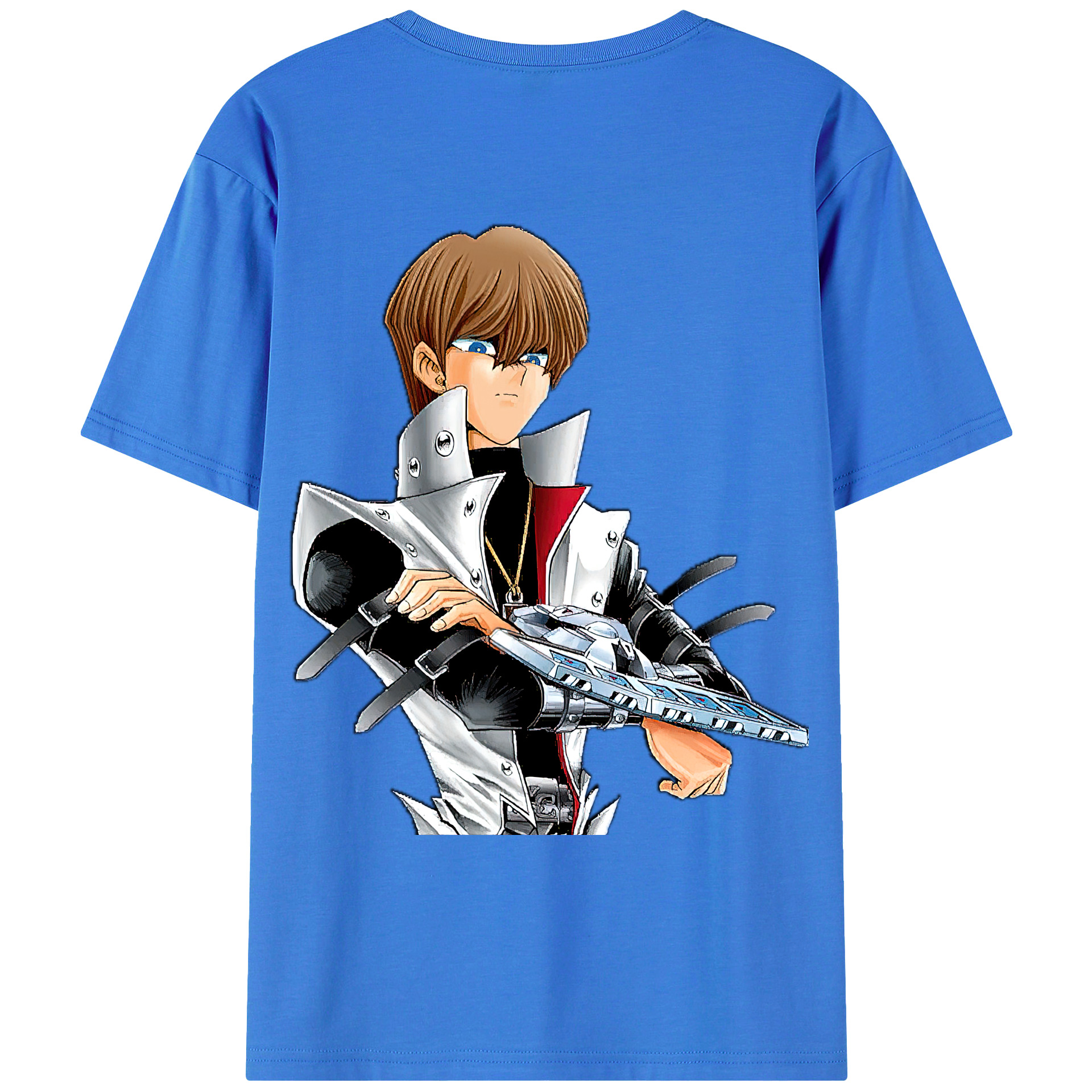 （画像用） 遊☆戯☆王 Yu-Gi-Oh! 綿100％ メンズ半袖Tシャツ（バックプリント） 通気性