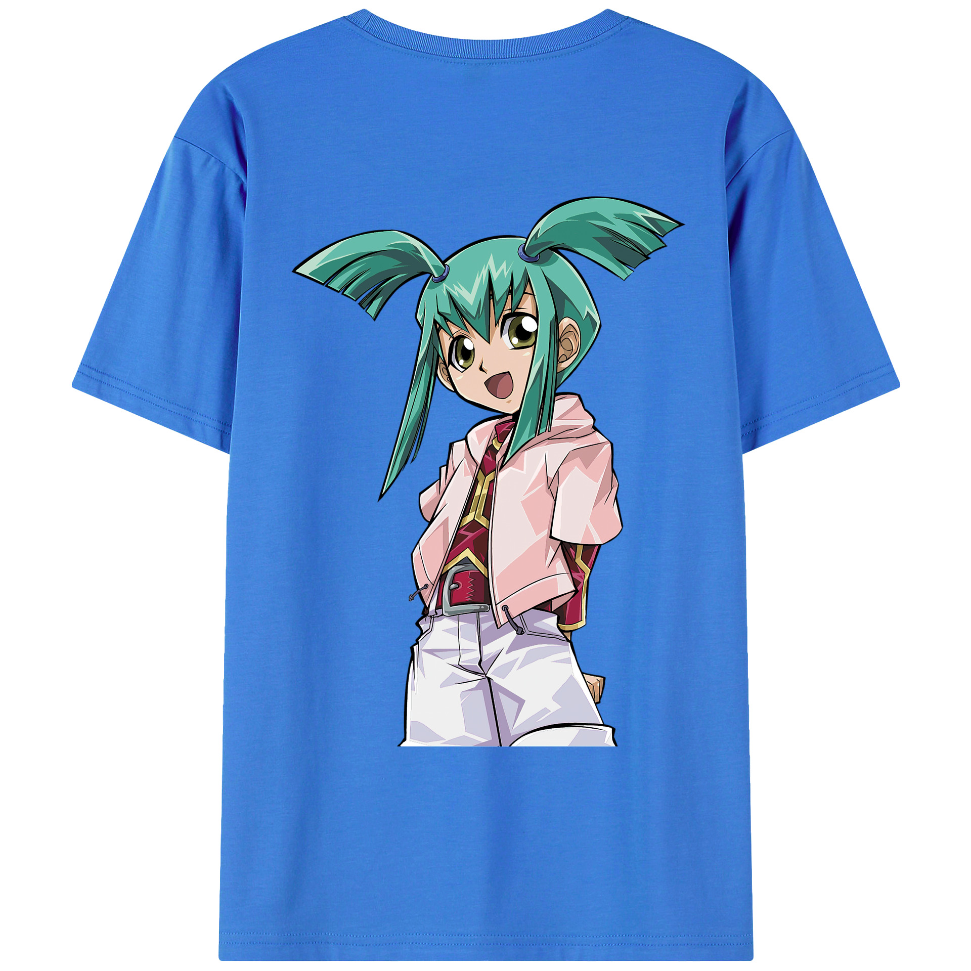 （画像用） 遊☆戯☆王 Yu-Gi-Oh! 綿100％ メンズ半袖Tシャツ（バックプリント） 通気性