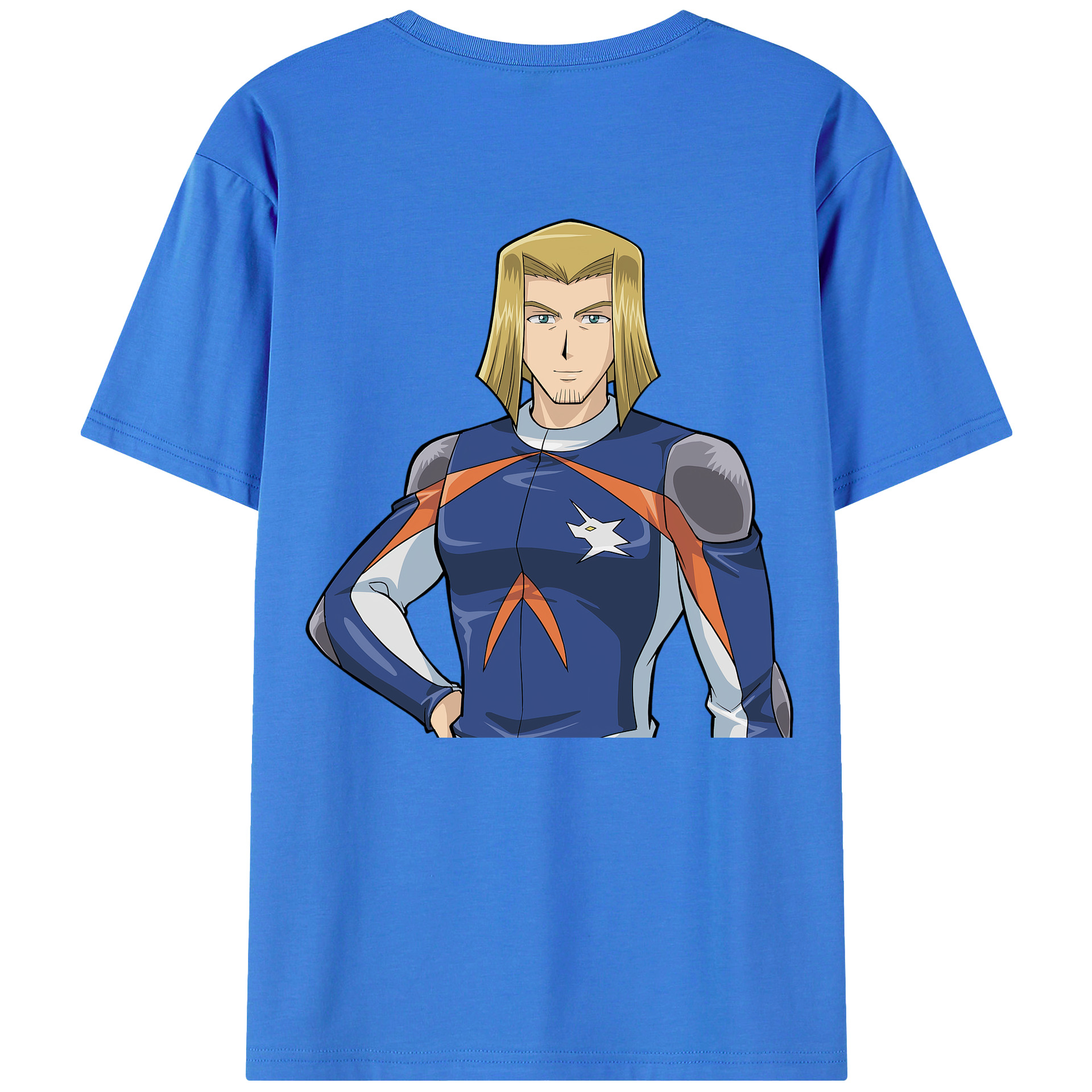 （画像用） 遊☆戯☆王 Yu-Gi-Oh! 綿100％ メンズ半袖Tシャツ（バックプリント） 通気性