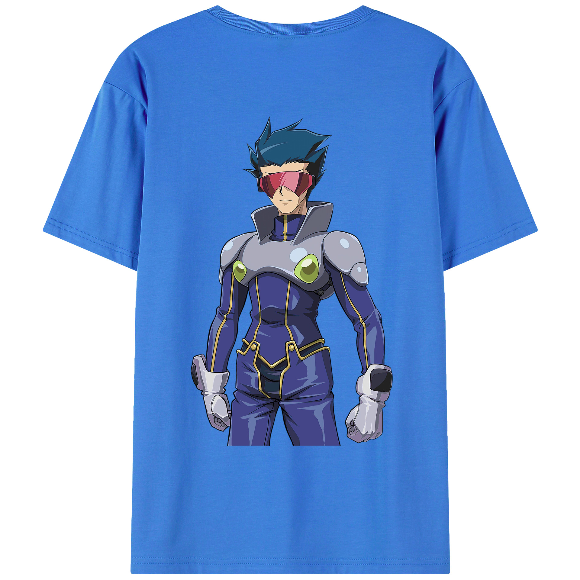 （画像用） 遊☆戯☆王 Yu-Gi-Oh! 綿100％ メンズ半袖Tシャツ（バックプリント） 通気性