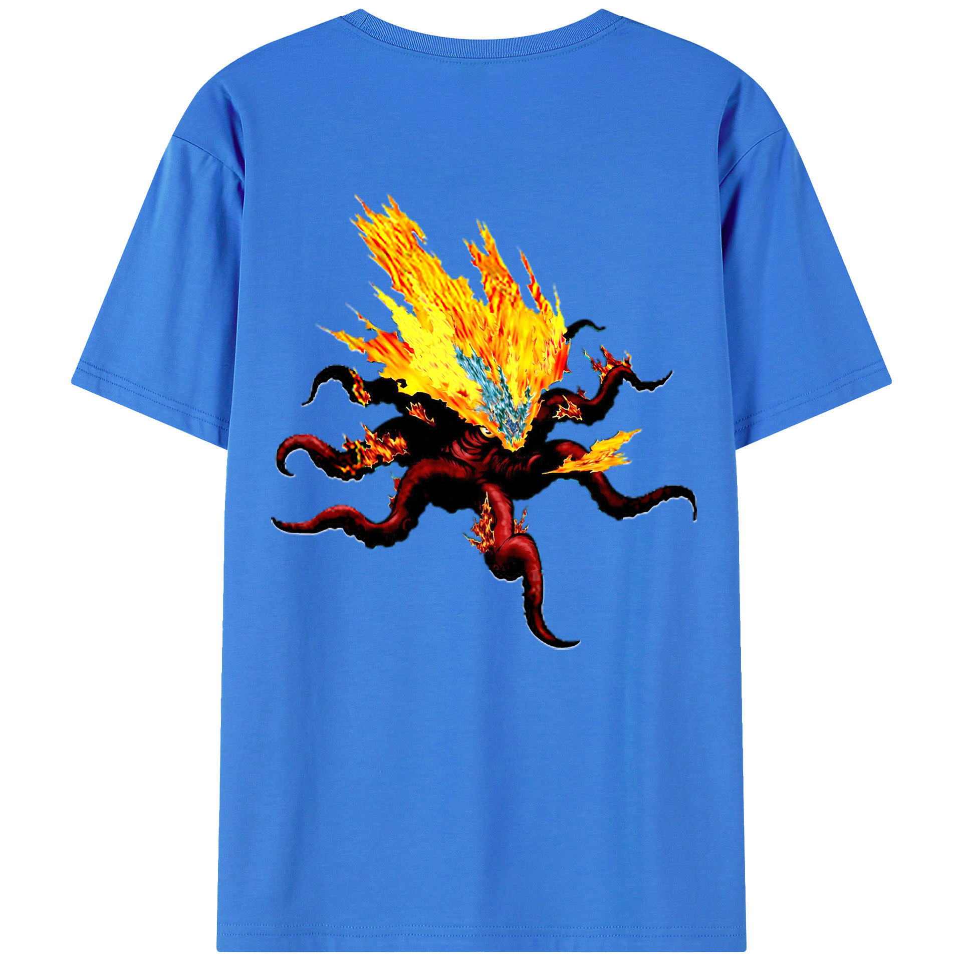 （画像用） 遊☆戯☆王 Yu-Gi-Oh! 綿100％ メンズ半袖Tシャツ（バックプリント） 通気性