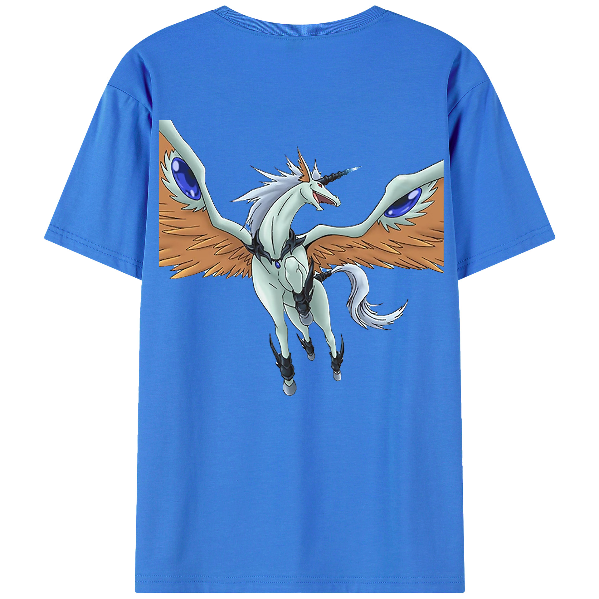 （画像用） 遊☆戯☆王 Yu-Gi-Oh! 綿100％ メンズ半袖Tシャツ（バックプリント） 通気性