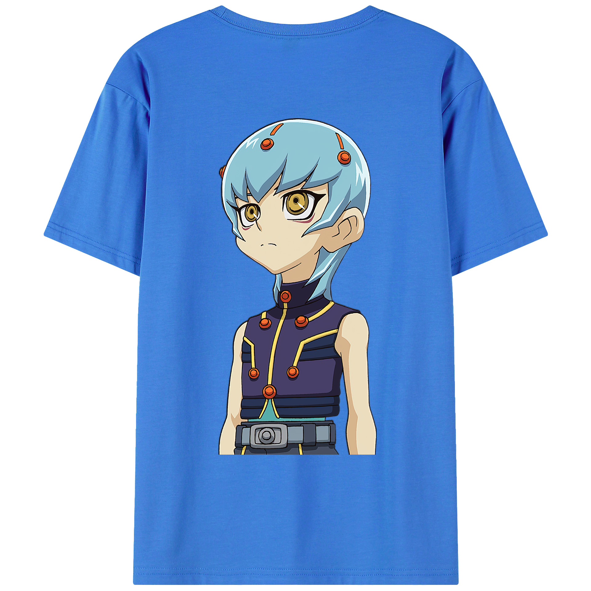 （画像用） 遊☆戯☆王 Yu-Gi-Oh! 綿100％ メンズ半袖Tシャツ（バックプリント） 通気性