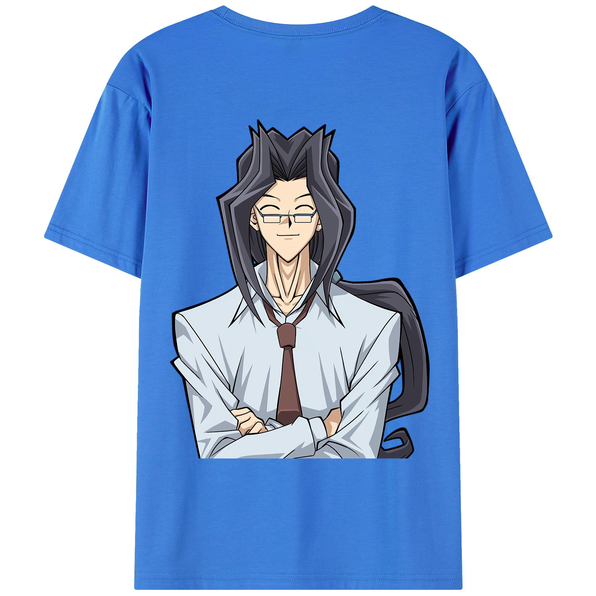 （画像用） 遊☆戯☆王 Yu-Gi-Oh! 綿100％ メンズ半袖Tシャツ（バックプリント） 通気性