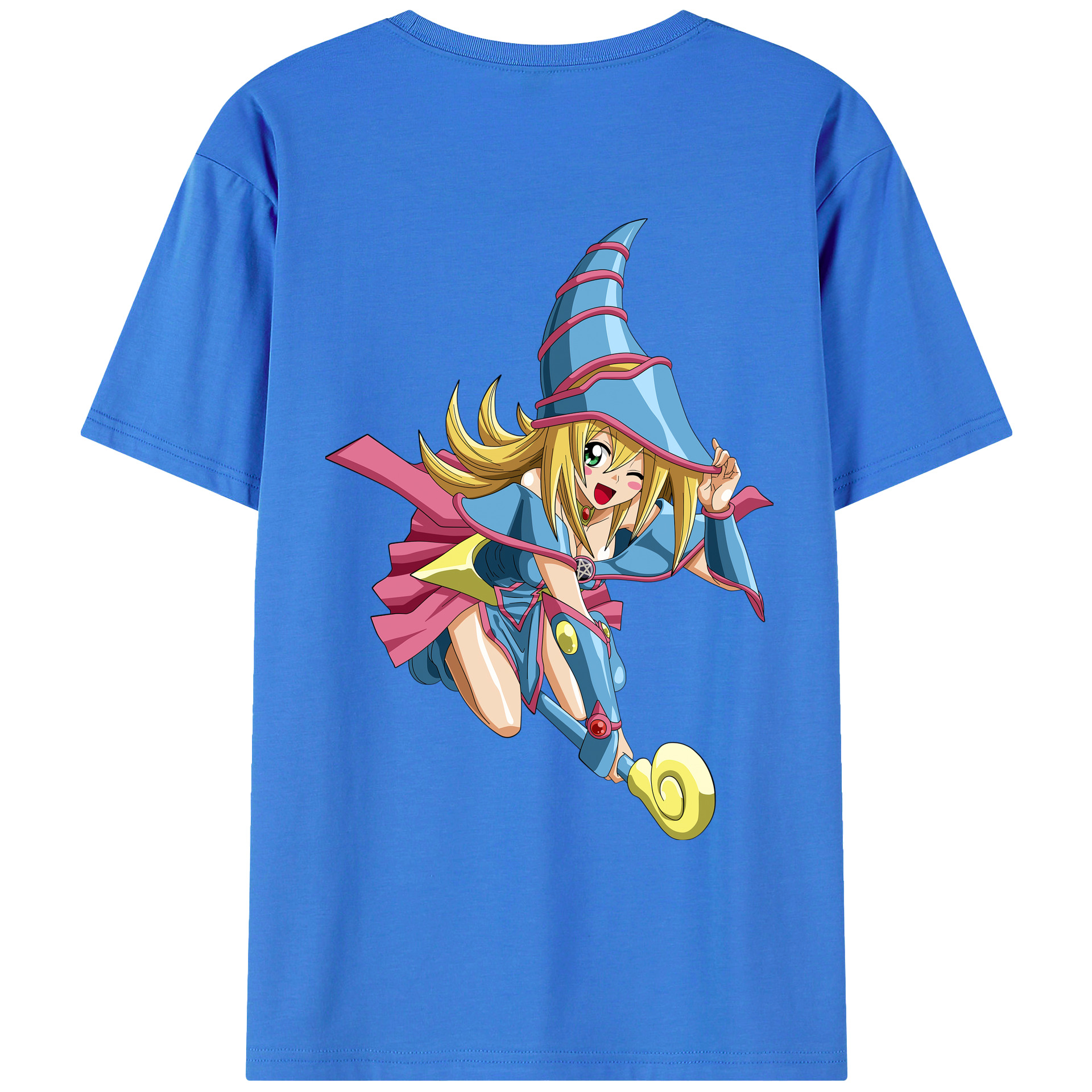 （画像用） 遊☆戯☆王 Yu-Gi-Oh! 綿100％ メンズ半袖Tシャツ（バックプリント） 通気性