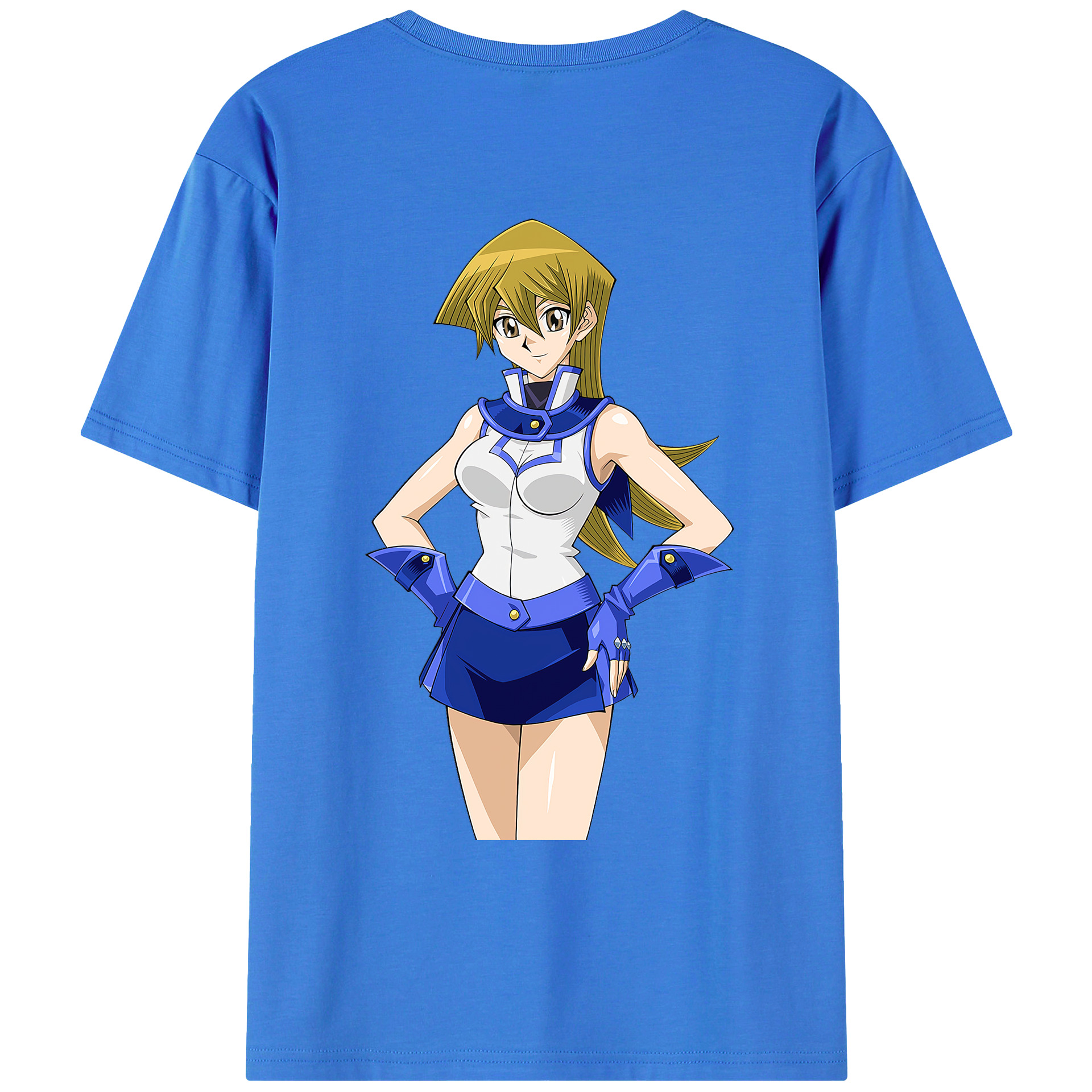 （画像用） 遊☆戯☆王 Yu-Gi-Oh! 綿100％ メンズ半袖Tシャツ（バックプリント） 通気性