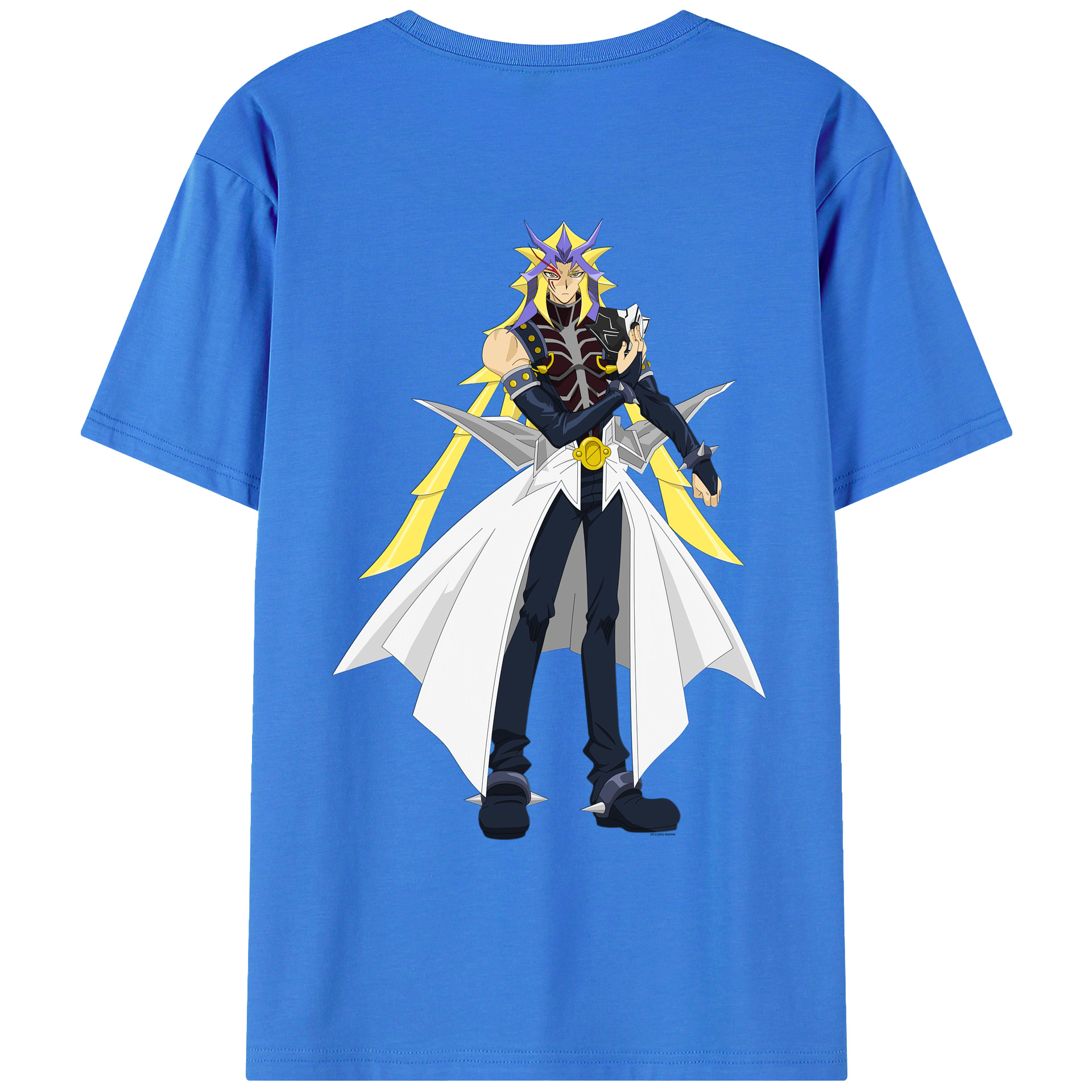 （画像用） 遊☆戯☆王 Yu-Gi-Oh! 綿100％ メンズ半袖Tシャツ（バックプリント） 通気性
