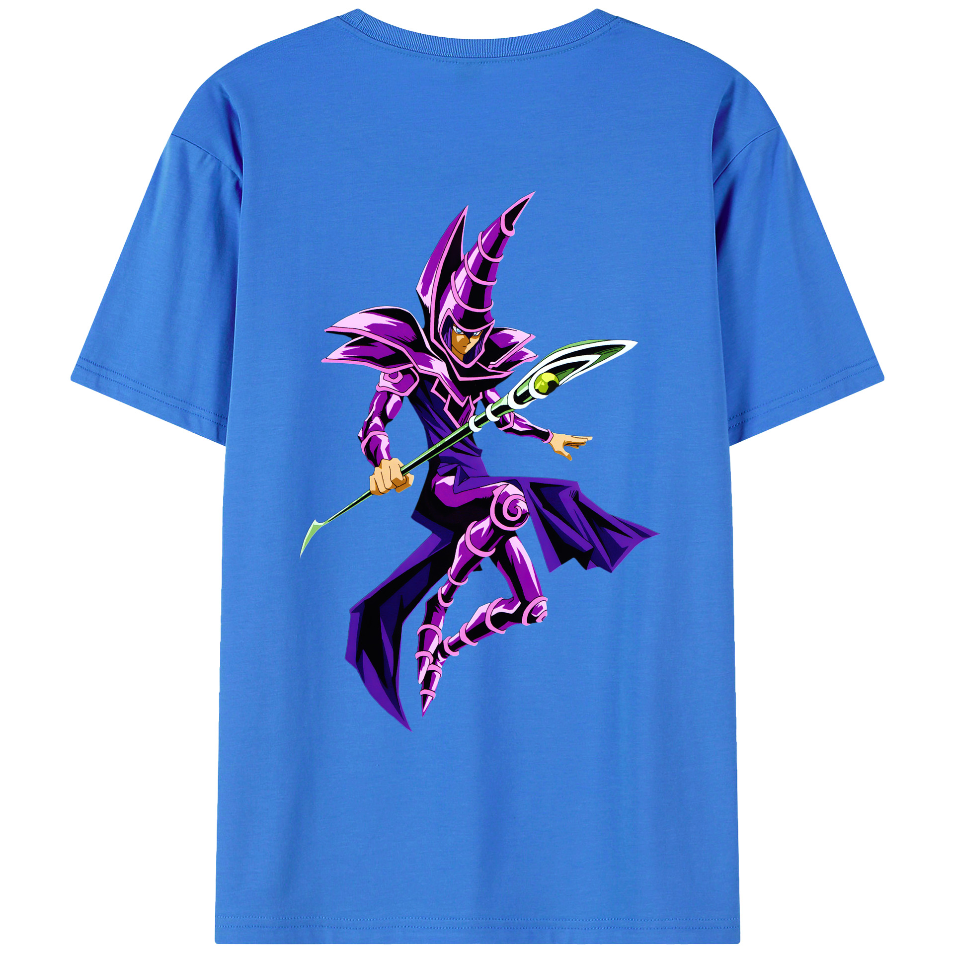 （画像用） 遊☆戯☆王 Yu-Gi-Oh! 綿100％ メンズ半袖Tシャツ（バックプリント） 通気性