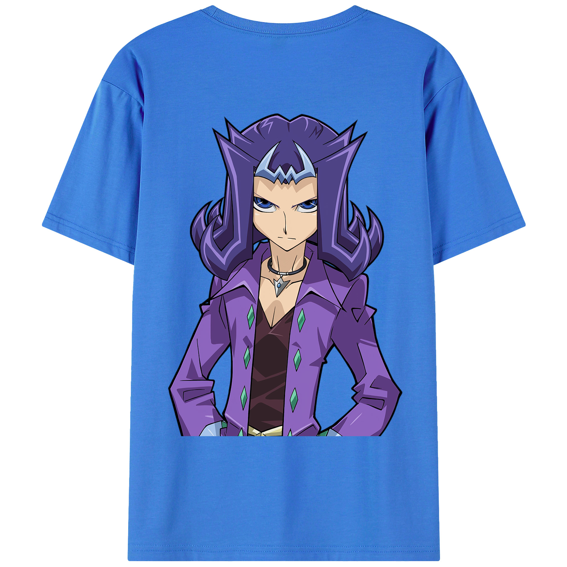 （画像用） 遊☆戯☆王 Yu-Gi-Oh! 綿100％ メンズ半袖Tシャツ（バックプリント） 通気性