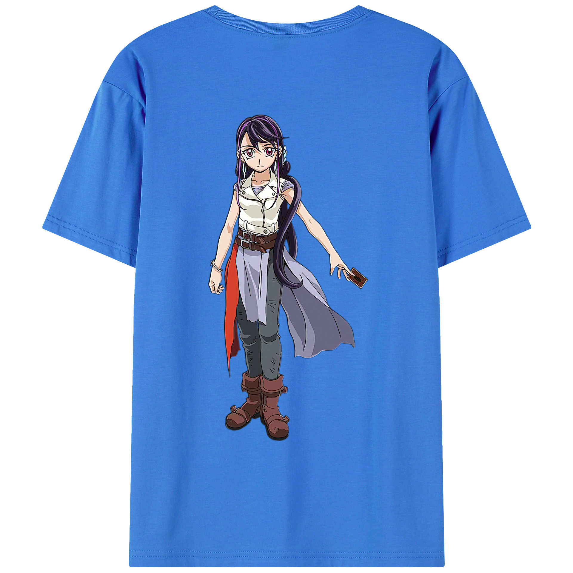 （画像用） 遊☆戯☆王 Yu-Gi-Oh! 綿100％ メンズ半袖Tシャツ（バックプリント） 通気性