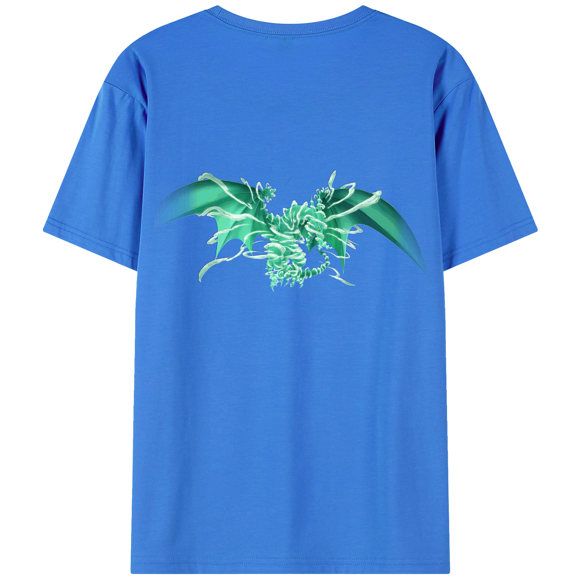 （画像用） 遊☆戯☆王 Yu-Gi-Oh! 綿100％ メンズ半袖Tシャツ（バックプリント） 通気性
