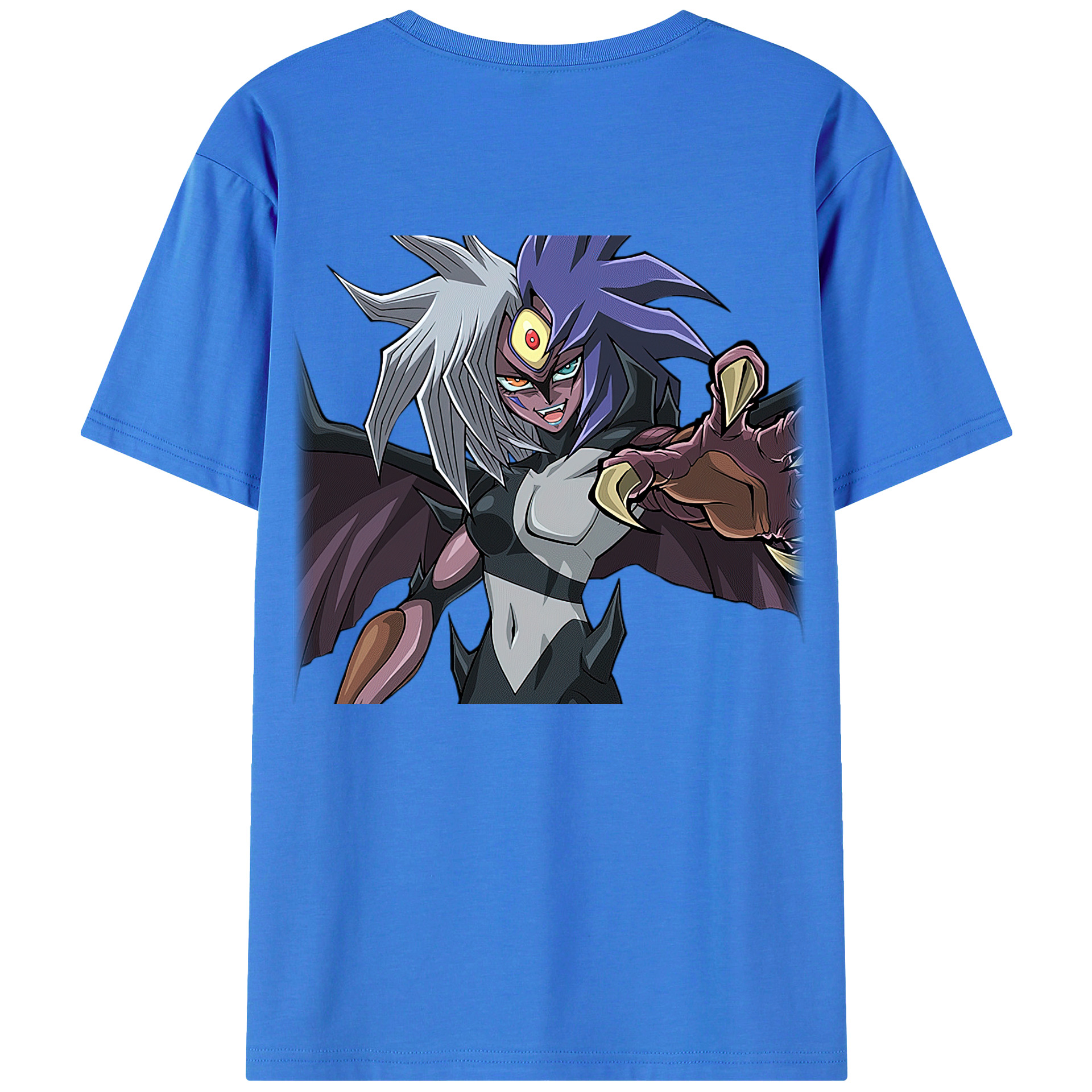 （画像用） 遊☆戯☆王 Yu-Gi-Oh! 綿100％ メンズ半袖Tシャツ（バックプリント） 通気性