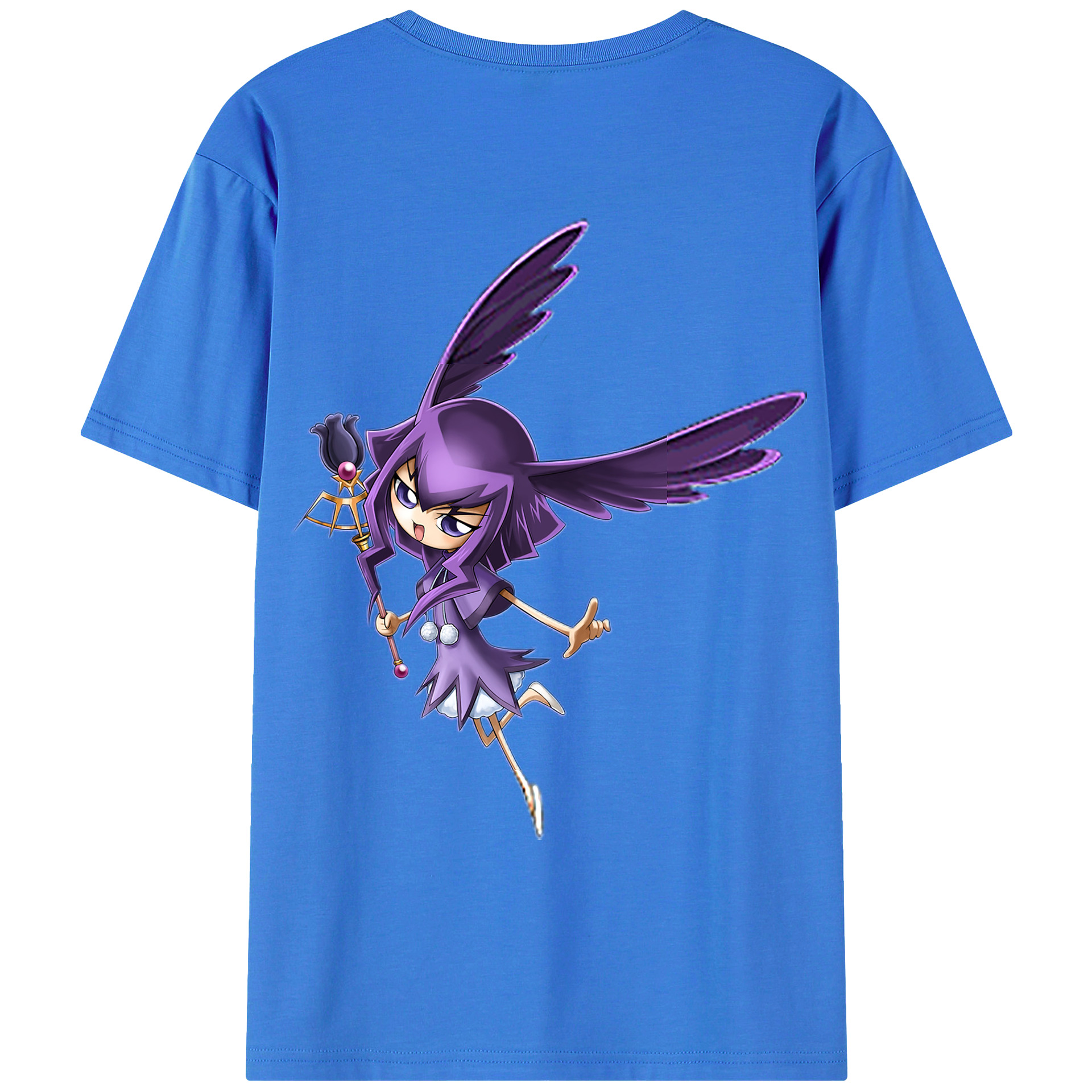 （画像用） 遊☆戯☆王 Yu-Gi-Oh! 綿100％ メンズ半袖Tシャツ（バックプリント） 通気性