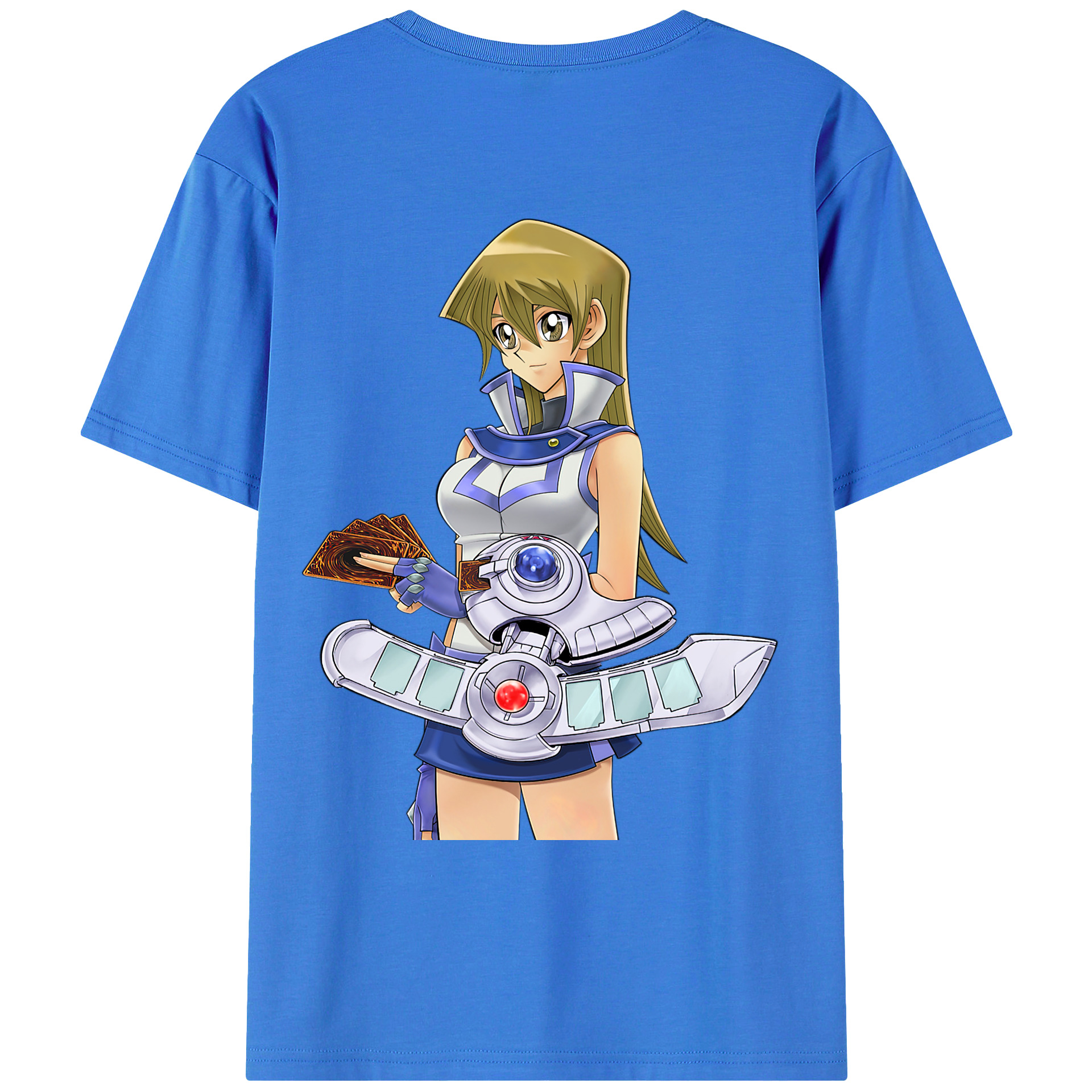 （画像用） 遊☆戯☆王 Yu-Gi-Oh! 綿100％ メンズ半袖Tシャツ（バックプリント） 通気性