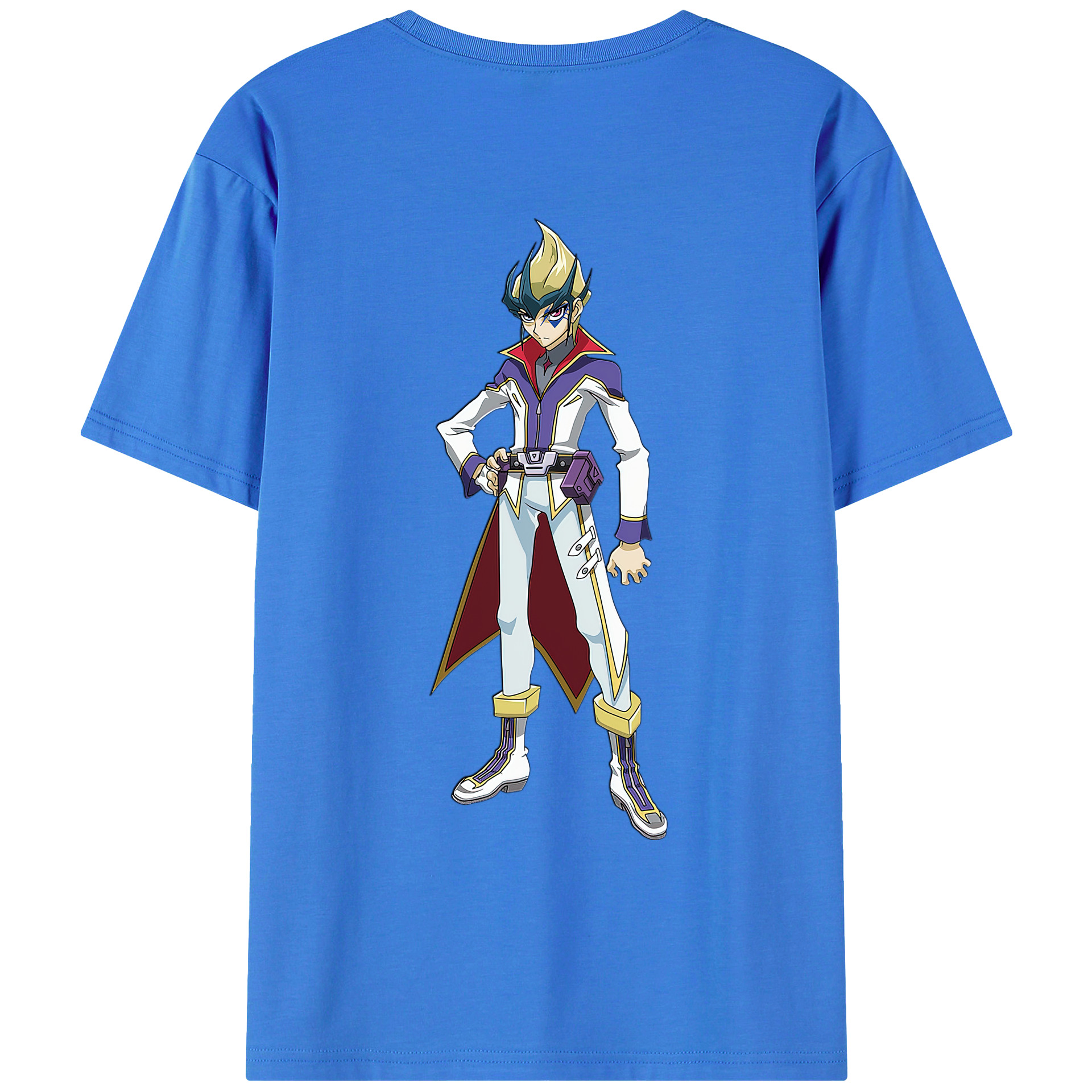（画像用） 遊☆戯☆王 Yu-Gi-Oh! 綿100％ メンズ半袖Tシャツ（バックプリント） 通気性